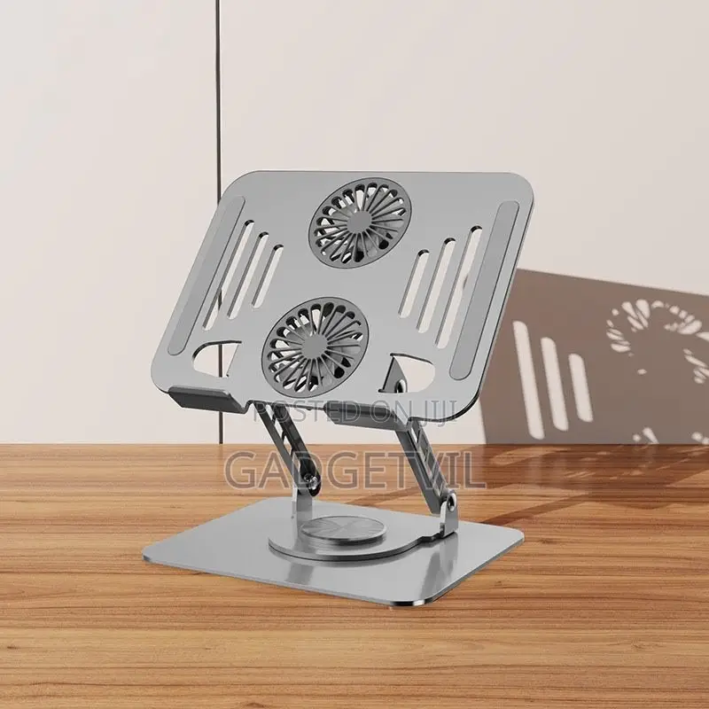 360° Rotating Cooling Fan Adjustable Laptop Stand
