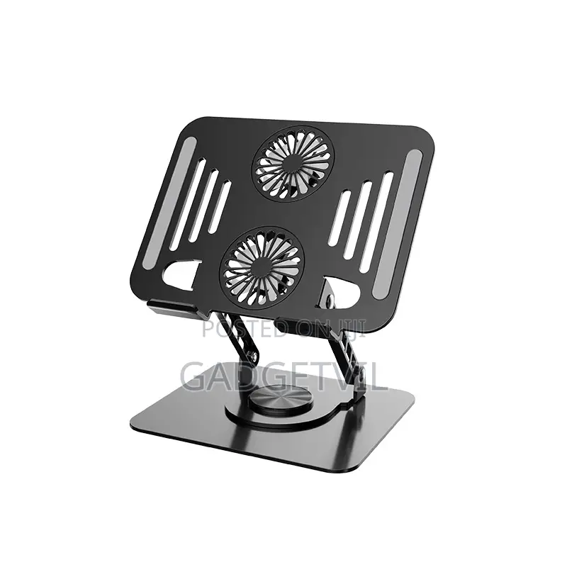360° Rotating Cooling Fan Adjustable Laptop Stand