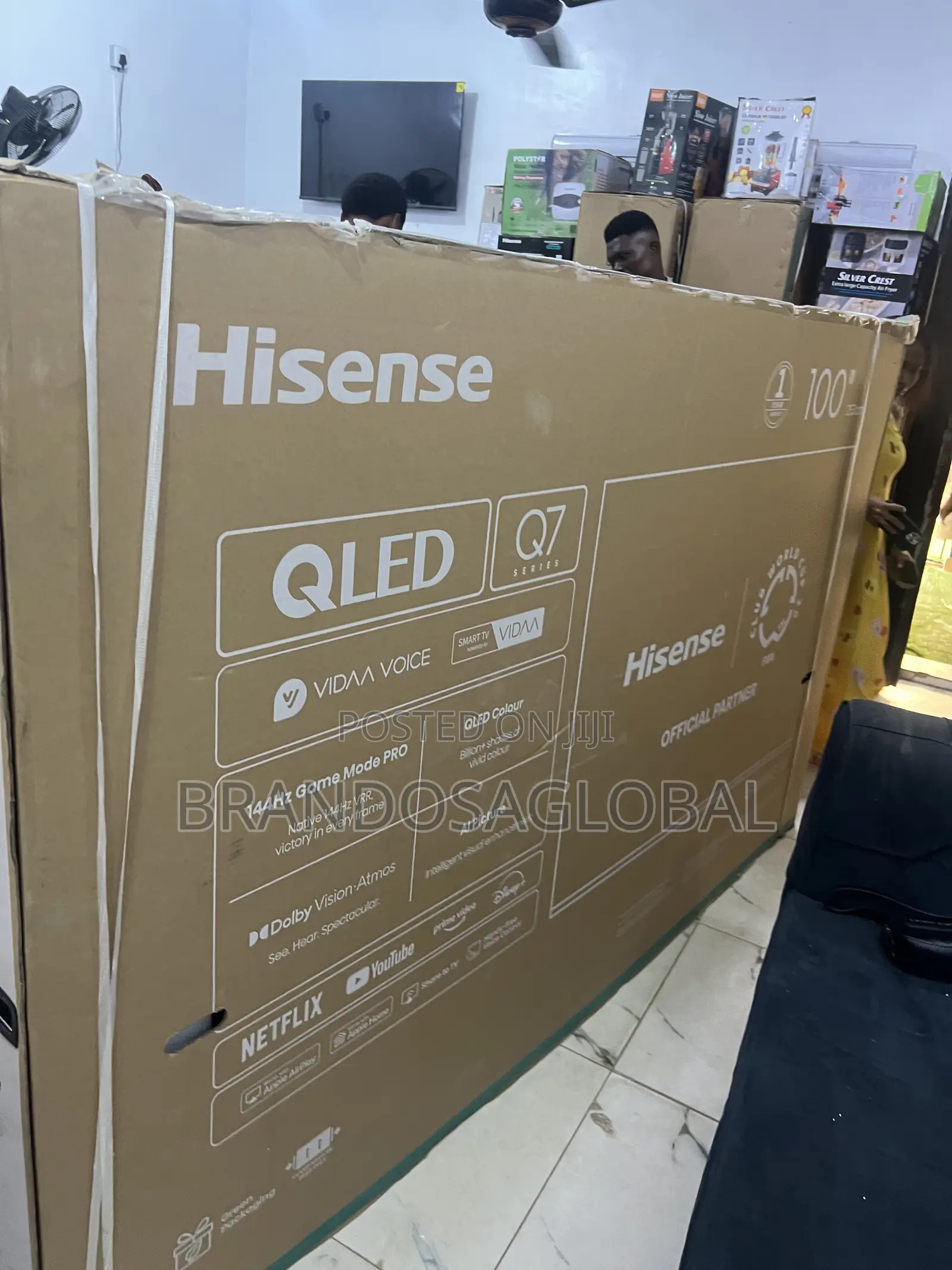 Hisense 100 Inches Smart Tv Qled Technology 100q7q