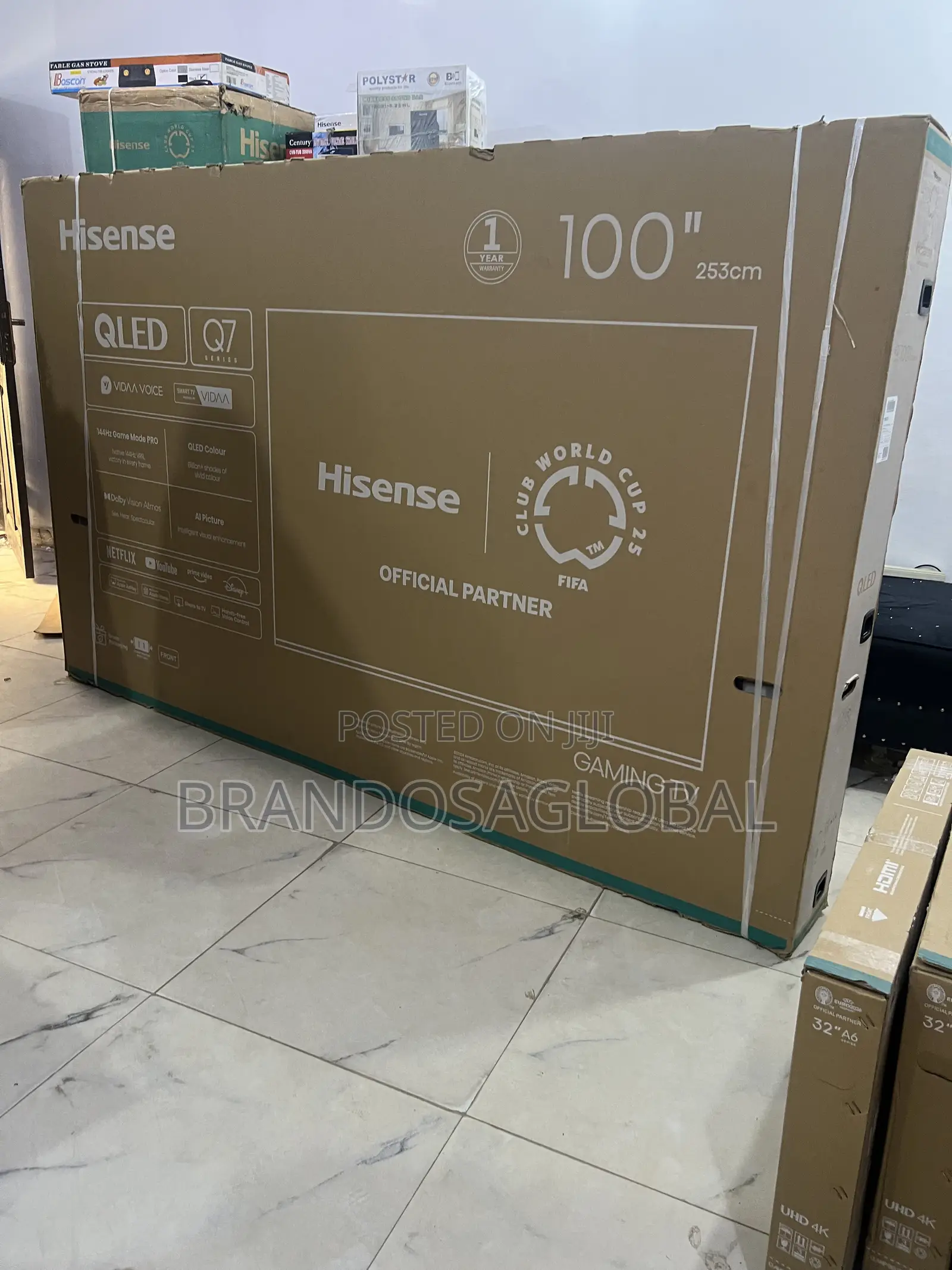 Hisense 100q7q Smart Qled Tv With Wide Viewing Angle