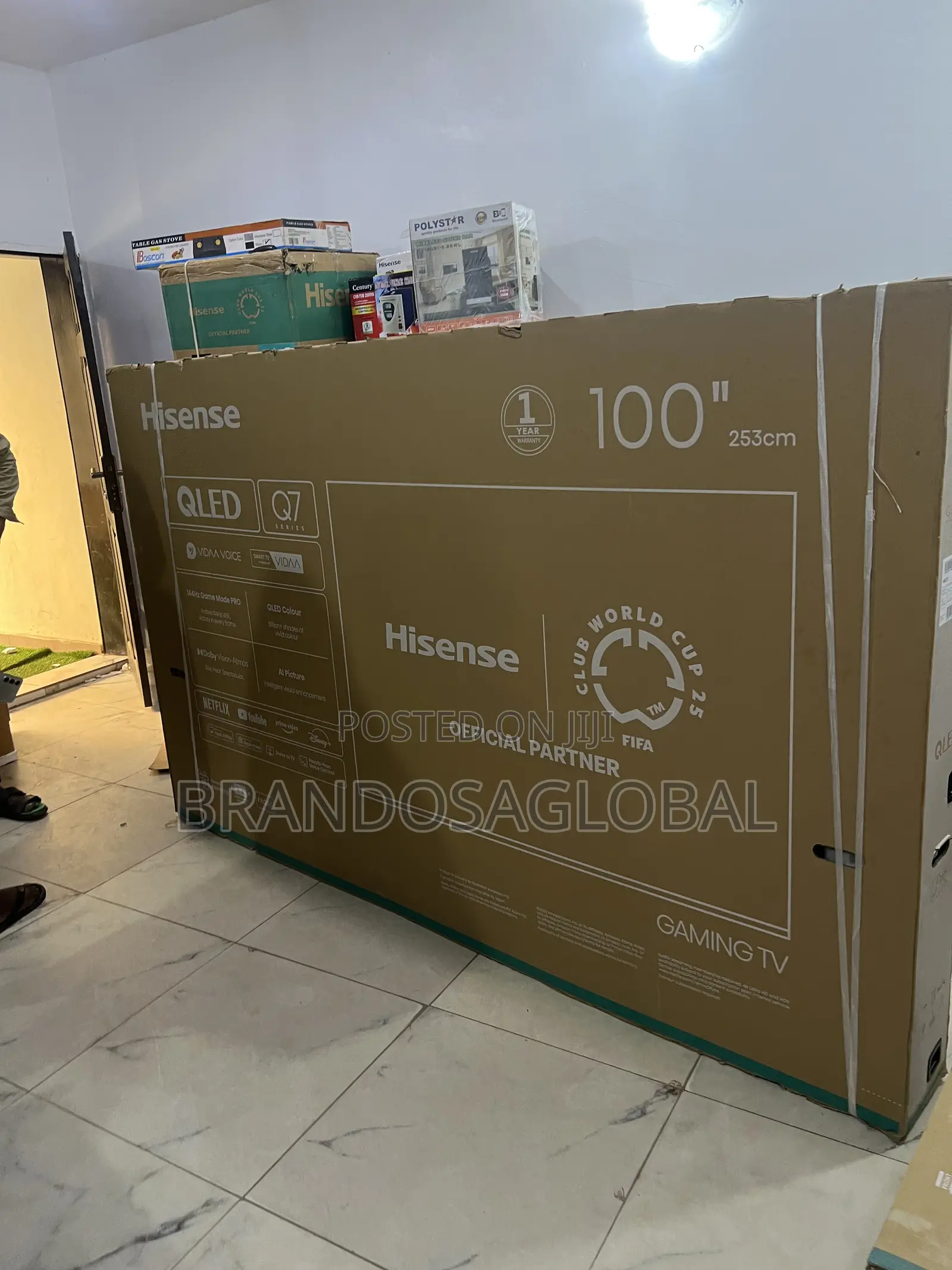 Hisense 100 Inch Qled Smart Tv for Home Theater Lovers 100q7q