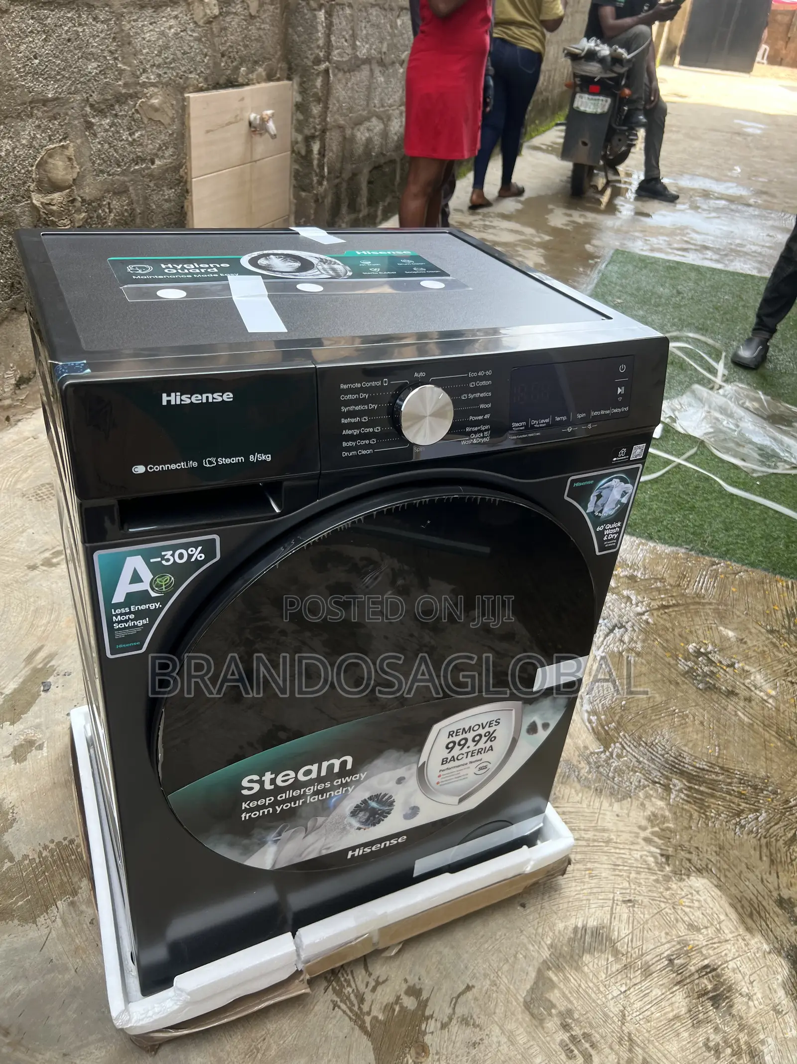 Hisense 8kg Wash + 5kg Dryer Smart Invert Washing Machine