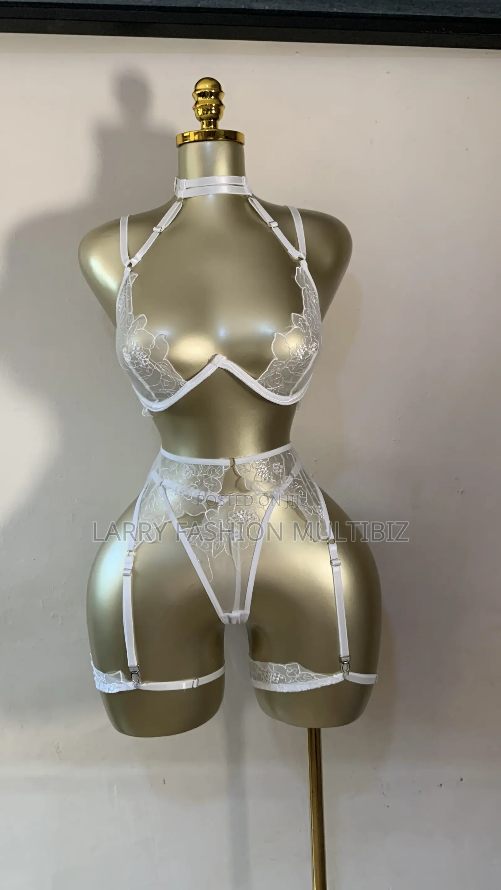 Choker Lacey Garter Set