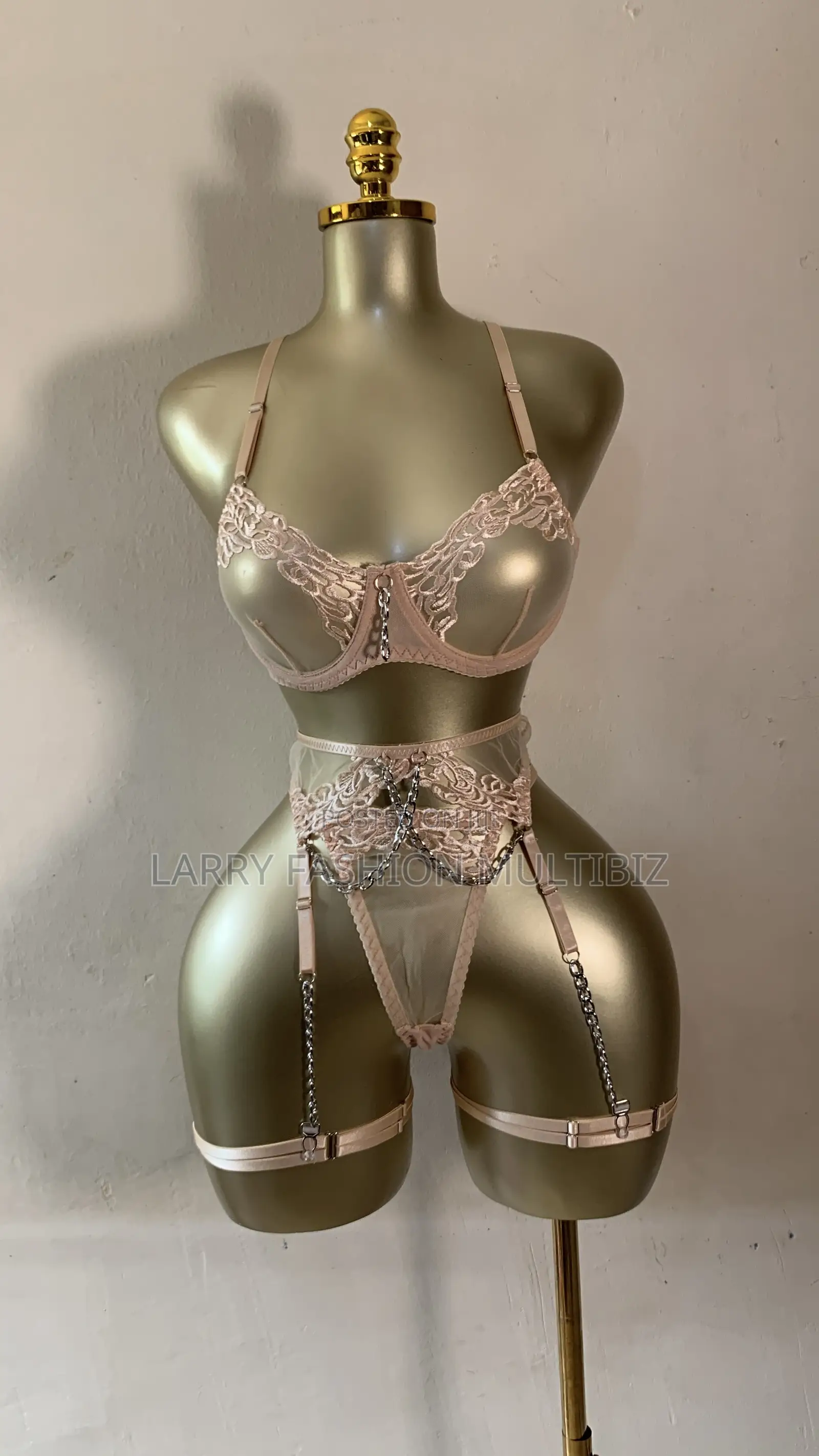 Choker Lacey Garter Set