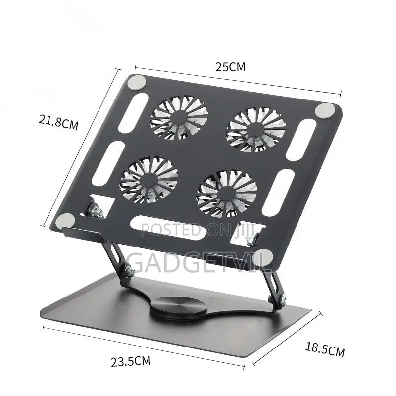 Adjustable Cooling Fan Laptop Stand