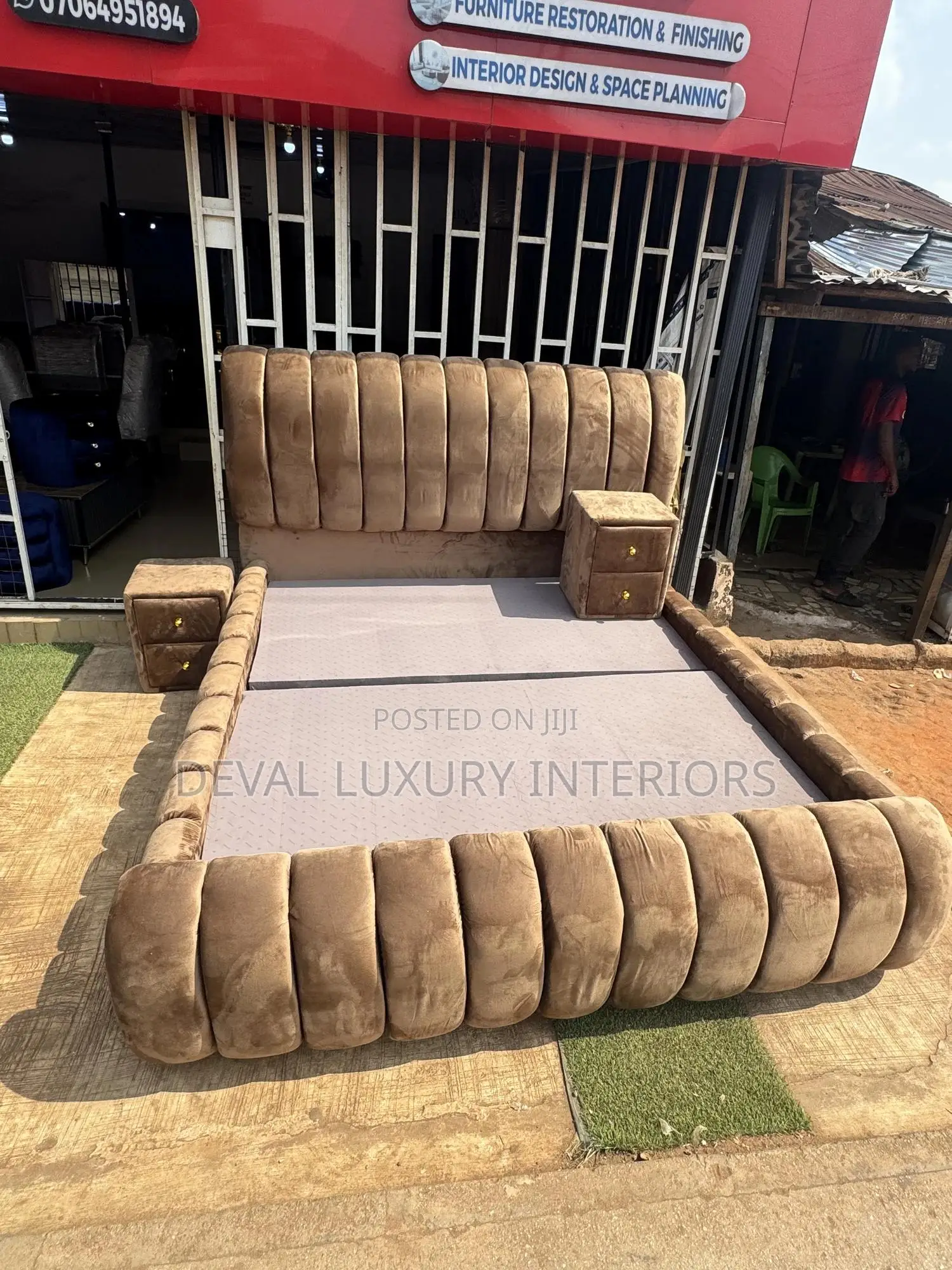 6 by 6 Brown Bedframe