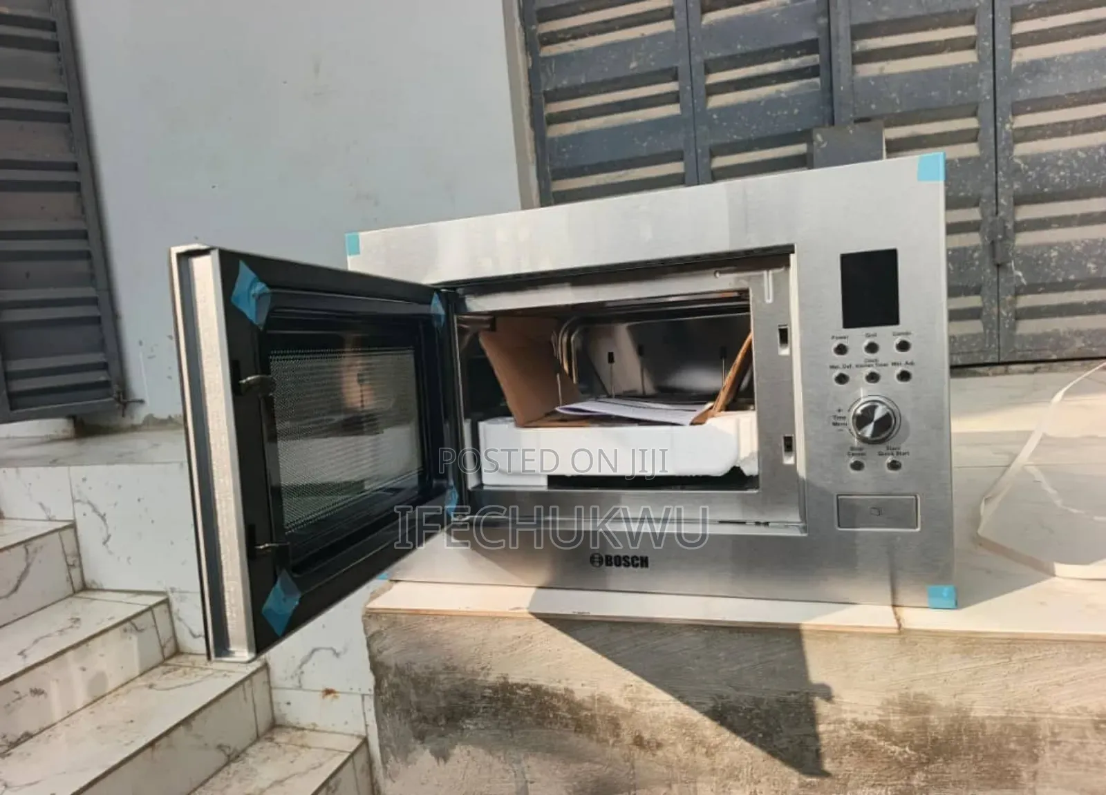 Quality Bosch 25litters Inbuilt Microwave Stainless Steel Silver Color