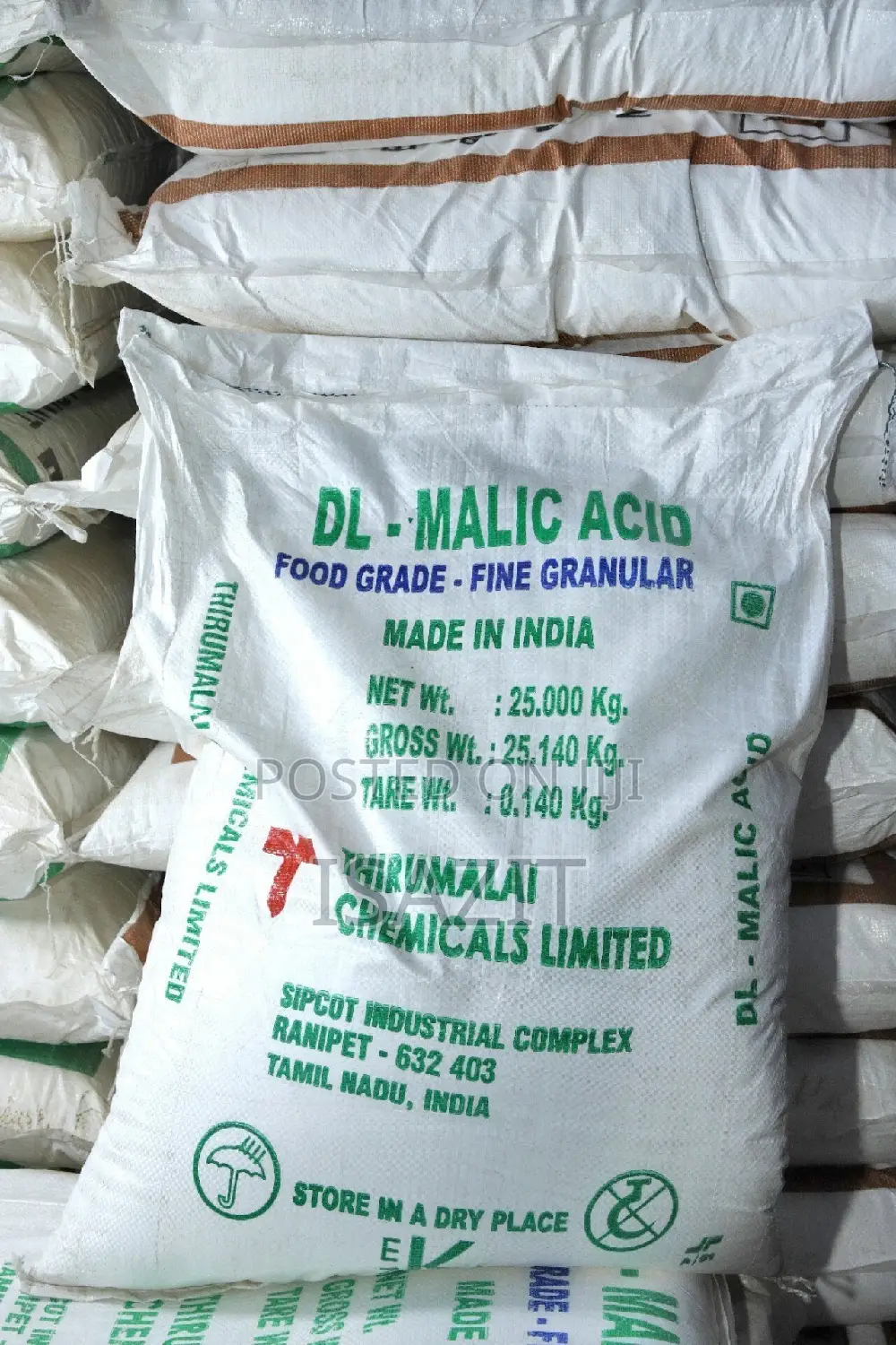 Dl-Malic Acid – Food Beverage / Pharmaceutical Grade