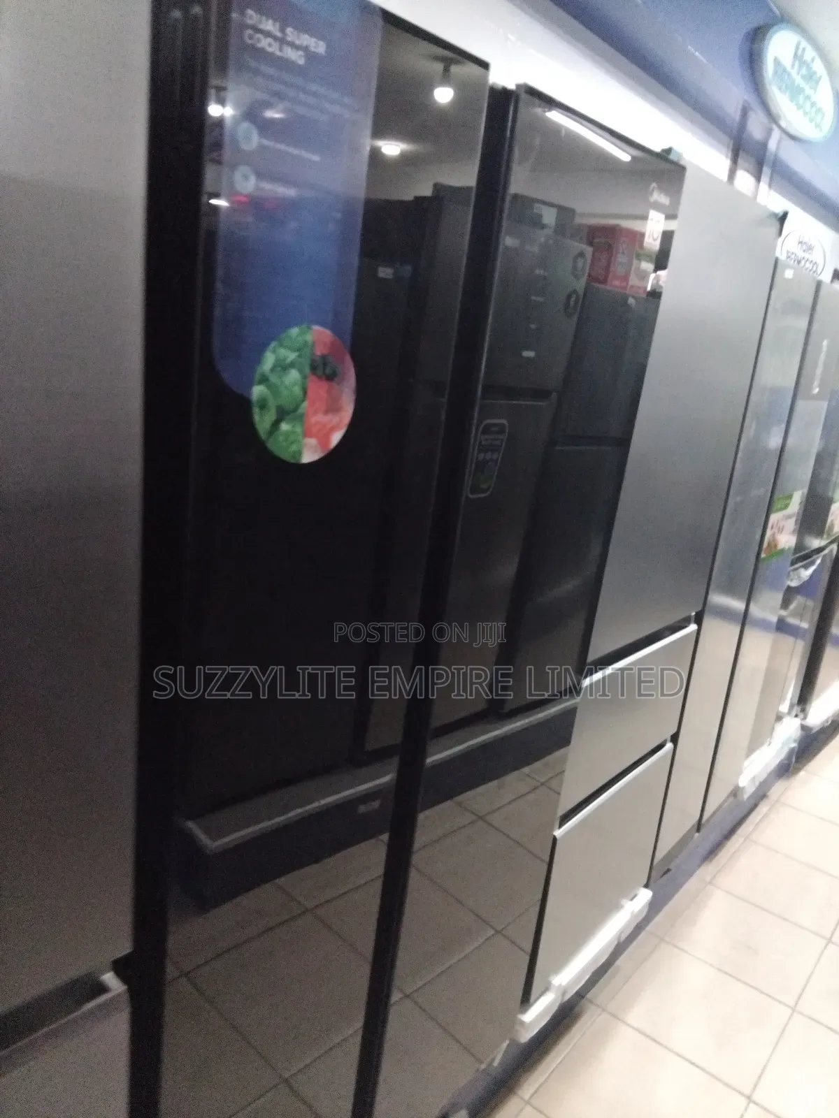 Midea Side By Side Refrigerator 510 Liters Energy Saving