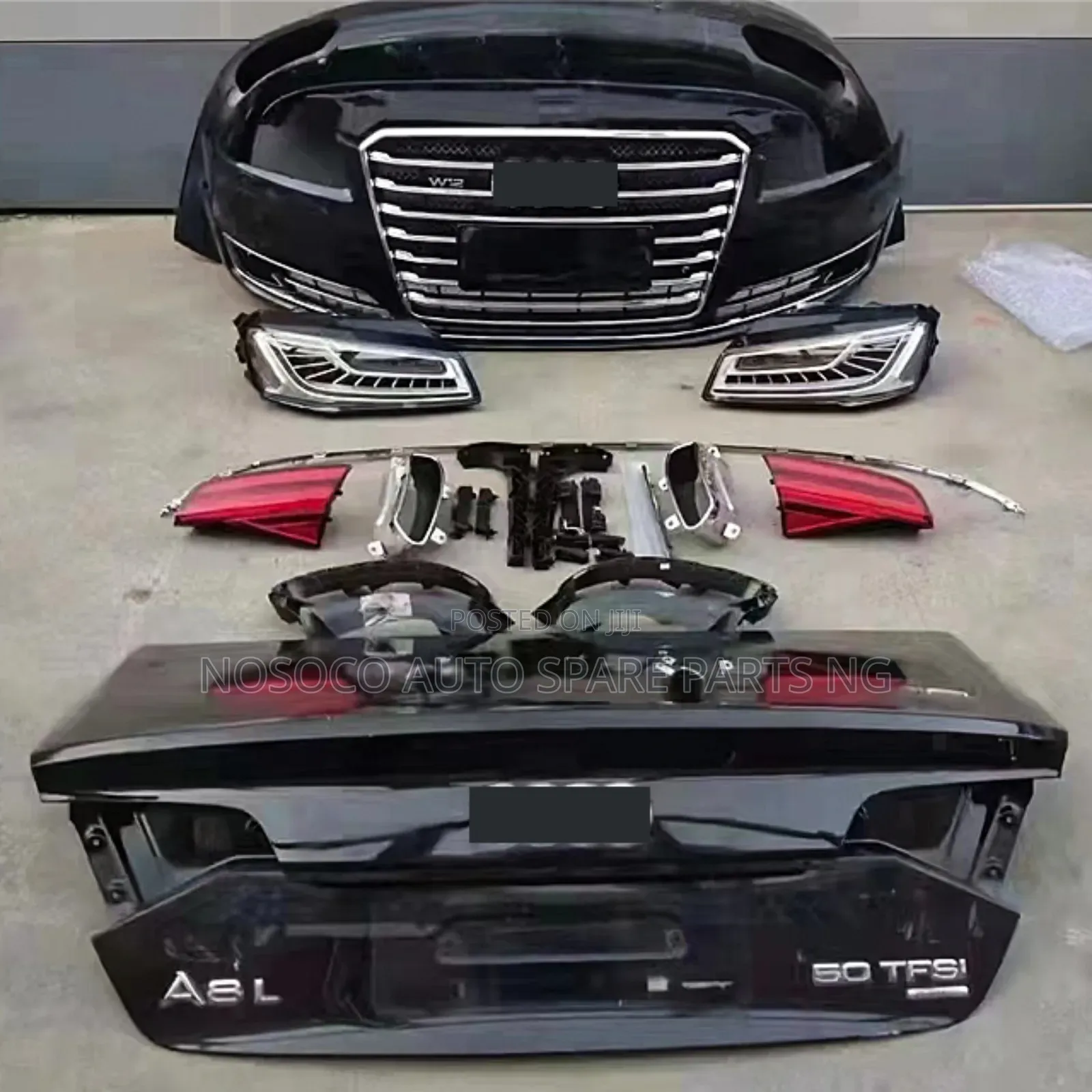 Front and Back Upgrading Kit Audi A8 2013 2018