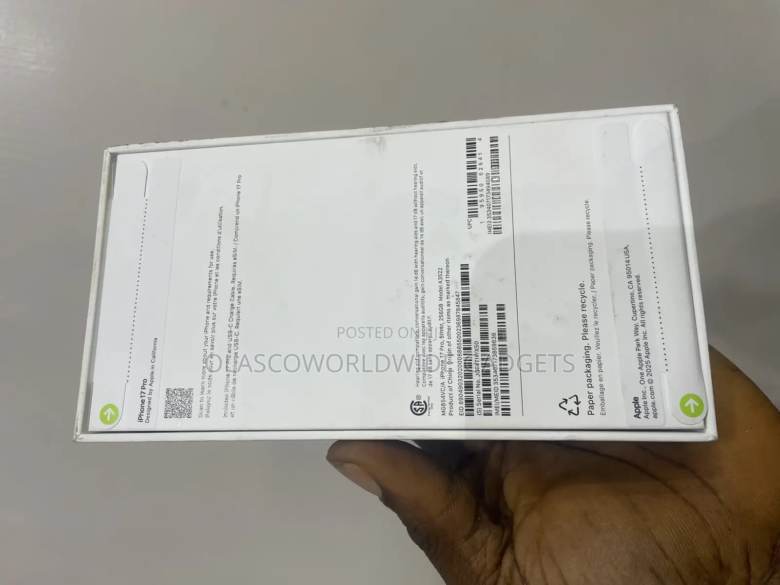 New Apple iPhone 17 Pro 256 GB Silver