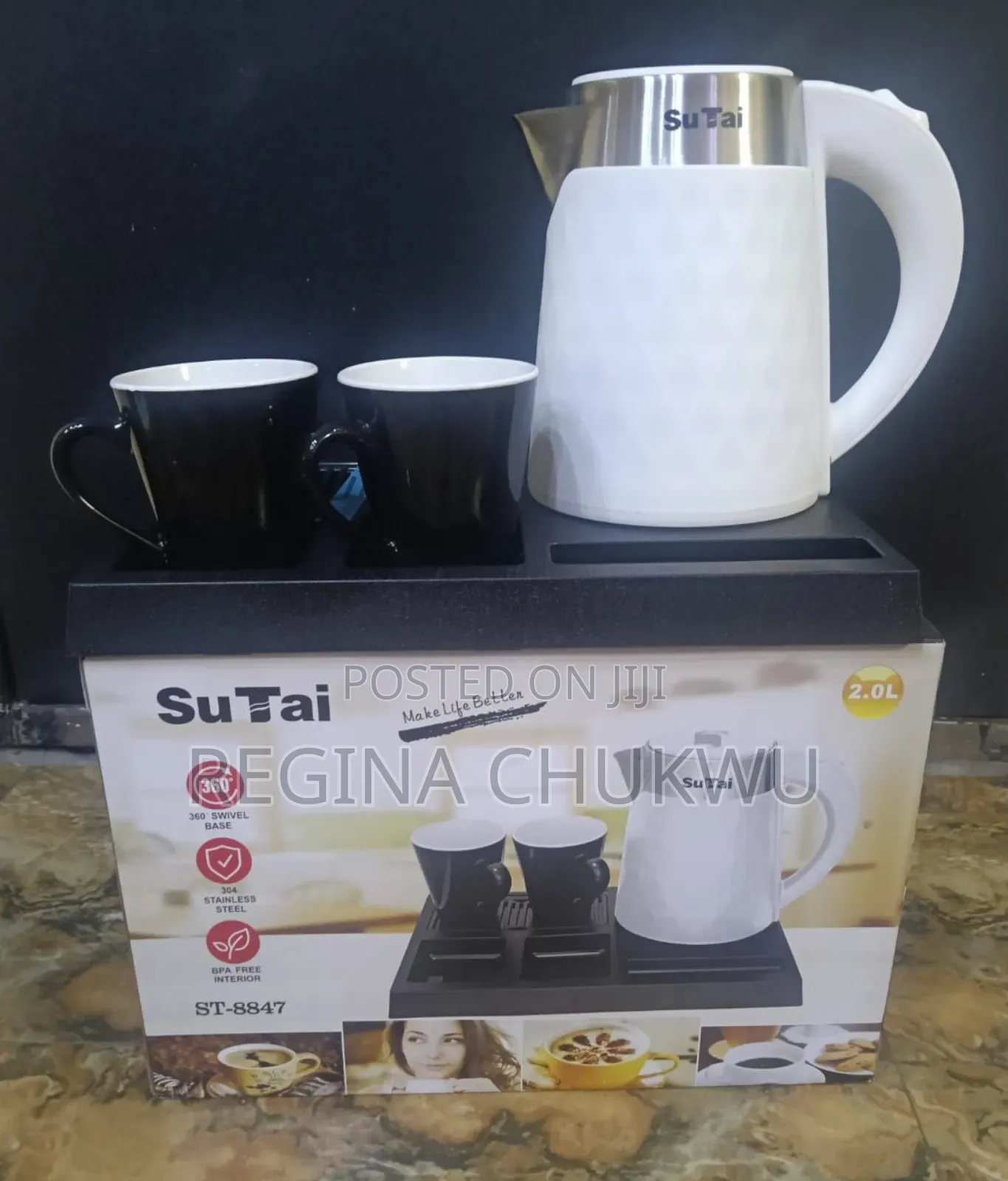 Hotel, Guests Room Welcome Tray With 2pcs Cup