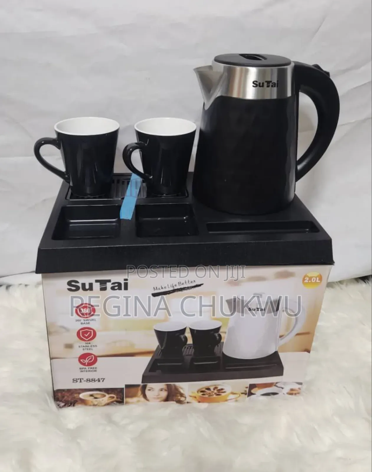 Hotel, Guests Room Welcome Tray With 2pcs Cup