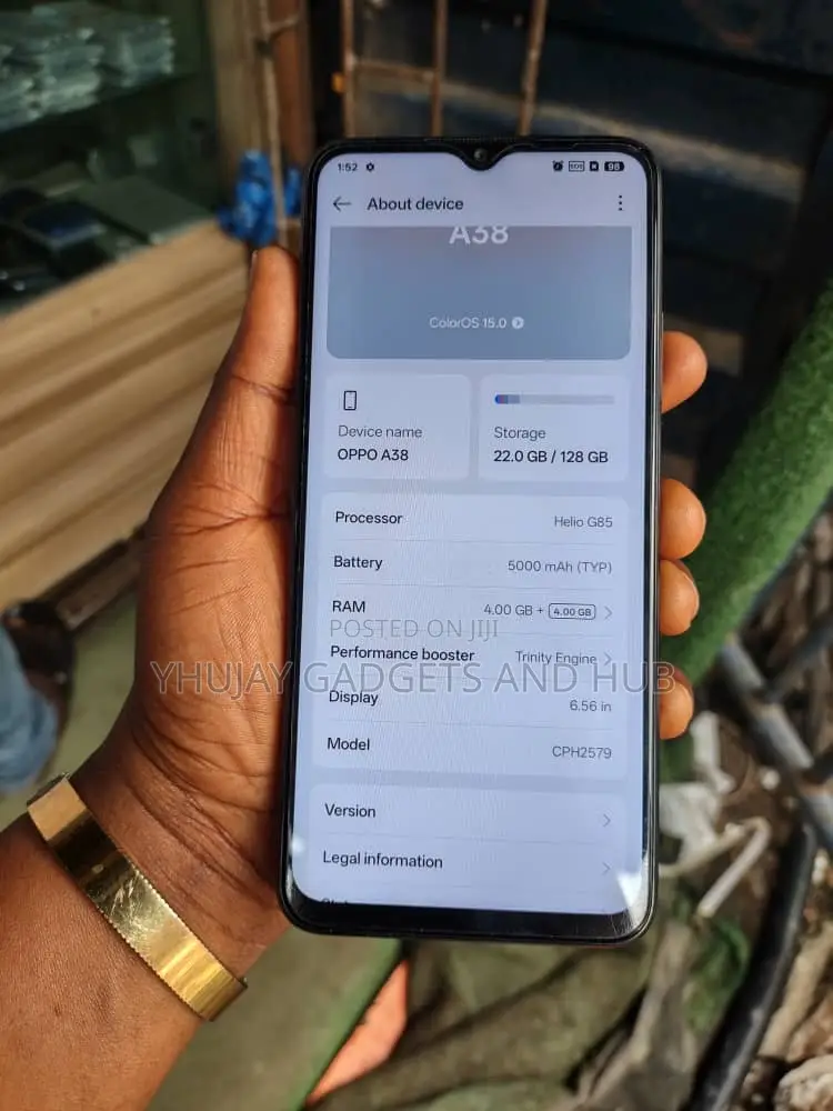 Oppo A38 128 GB Black