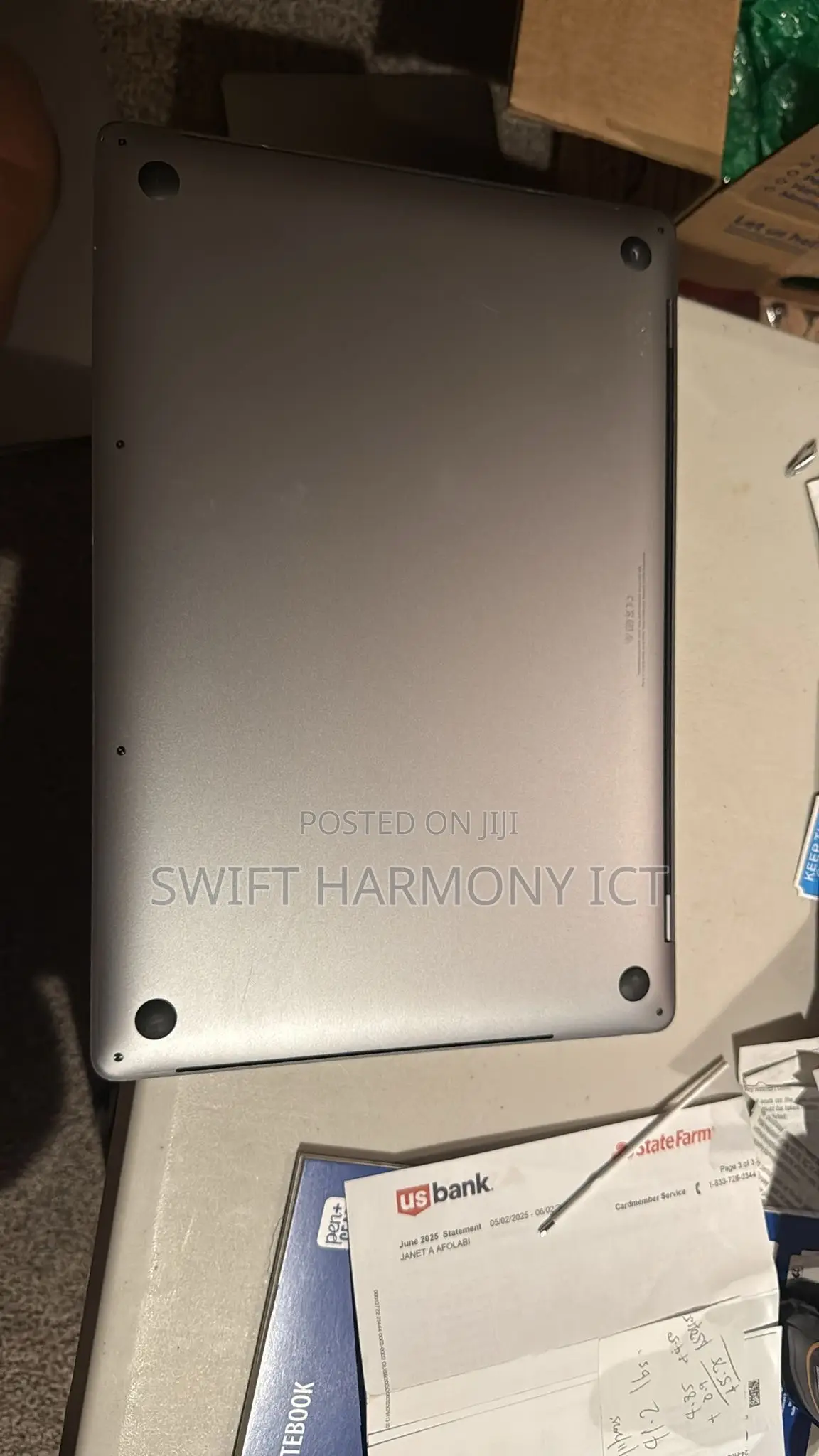 Laptop Apple MacBook Pro 2019 16GB Intel Core I9 SSHD (Hybrid) 1T