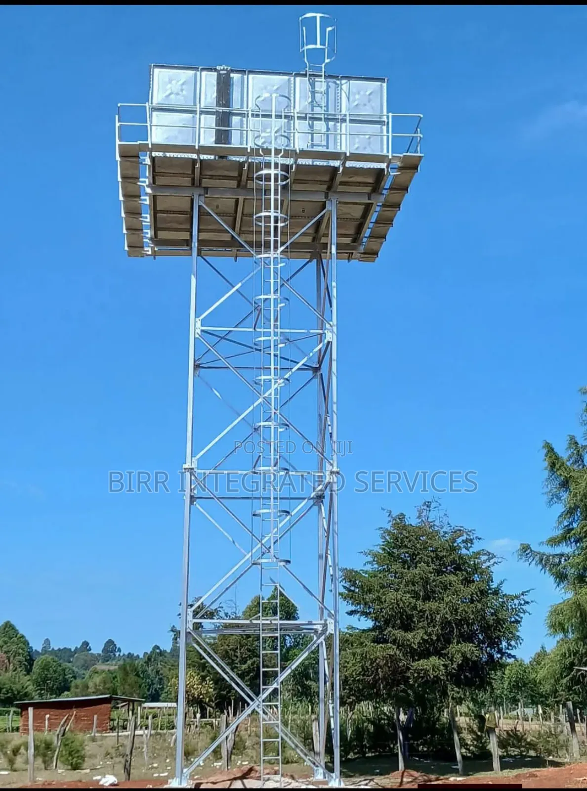 Braithwaite Pressed Steel Water Tank And Stanchion Solution