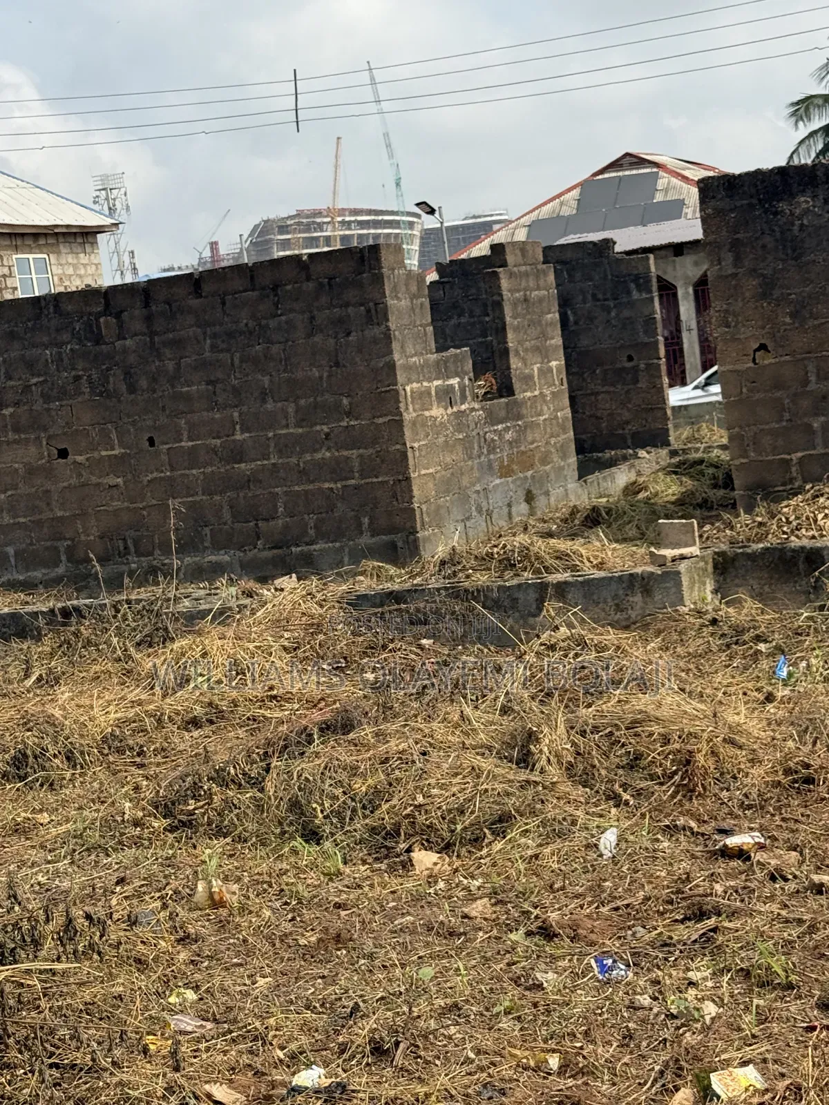 1 Full Plot of Land With 2 Uncompleted Room and Parlor Self Contain