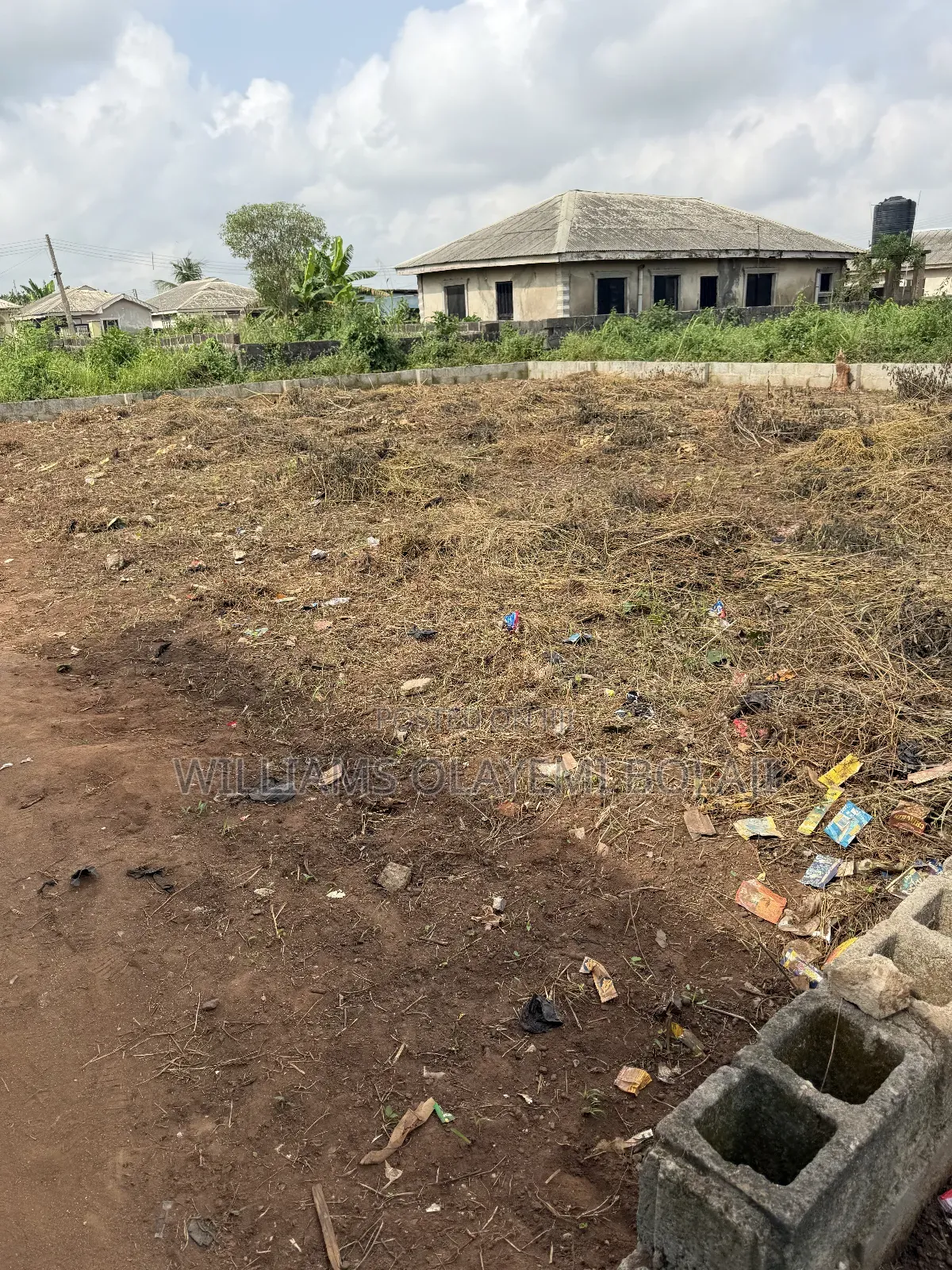 1 Full Plot of Land With 2 Uncompleted Room and Parlor Self Contain