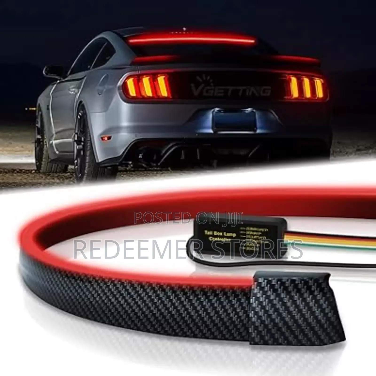 Universal Rear Car Spoiler Led Kit