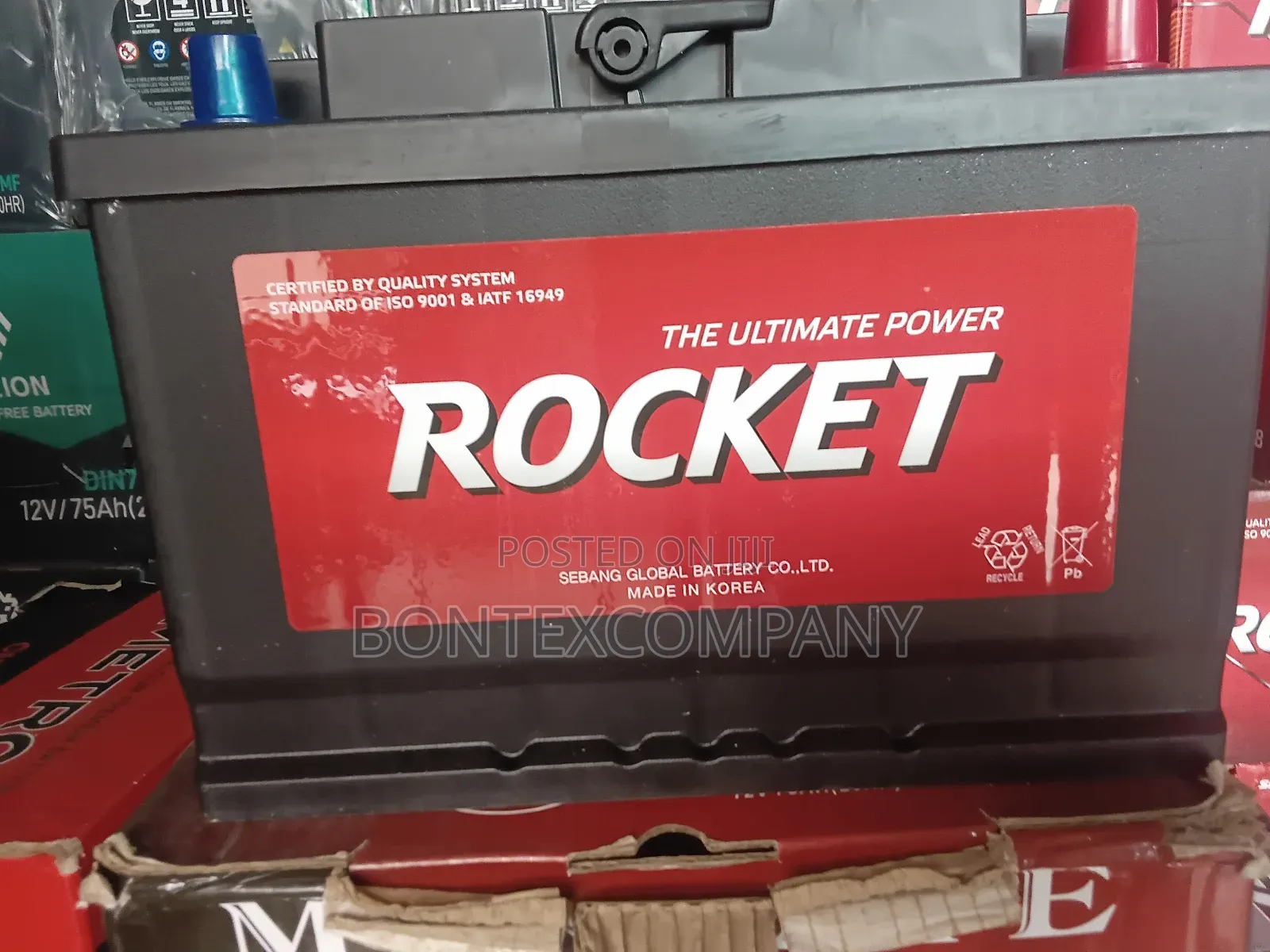 75 Ahs Rocket Battery (Korea)