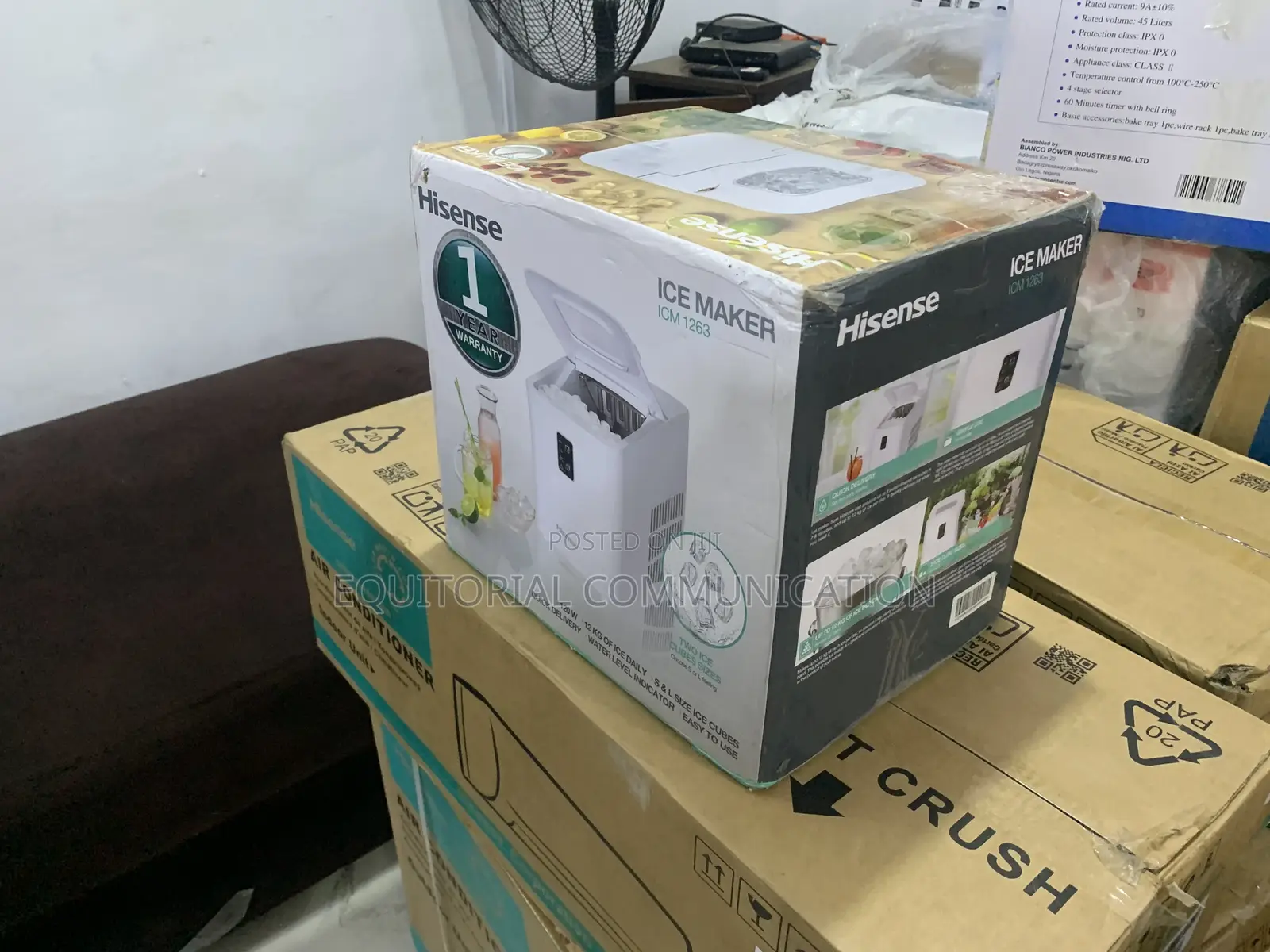 Hisense 12l Ice Maker for Small Cafes