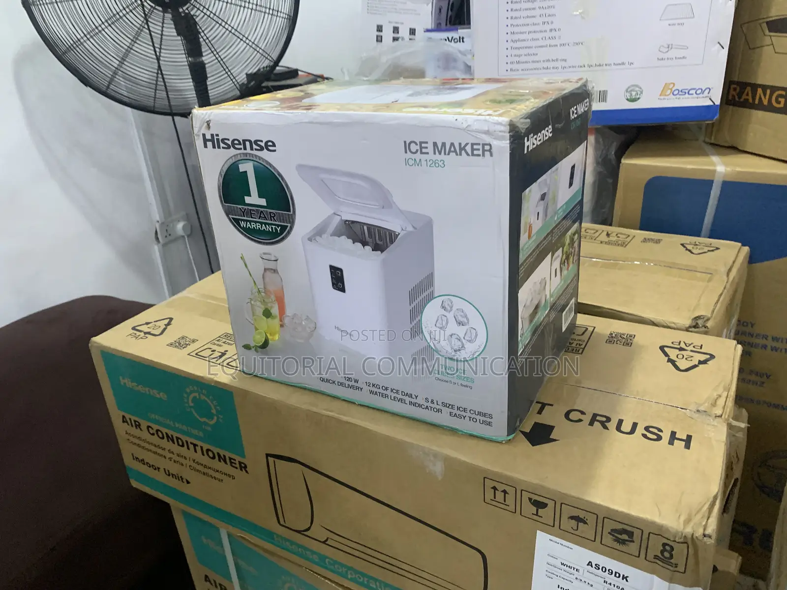 Hisense 12l Ice Maker for Small Cafes