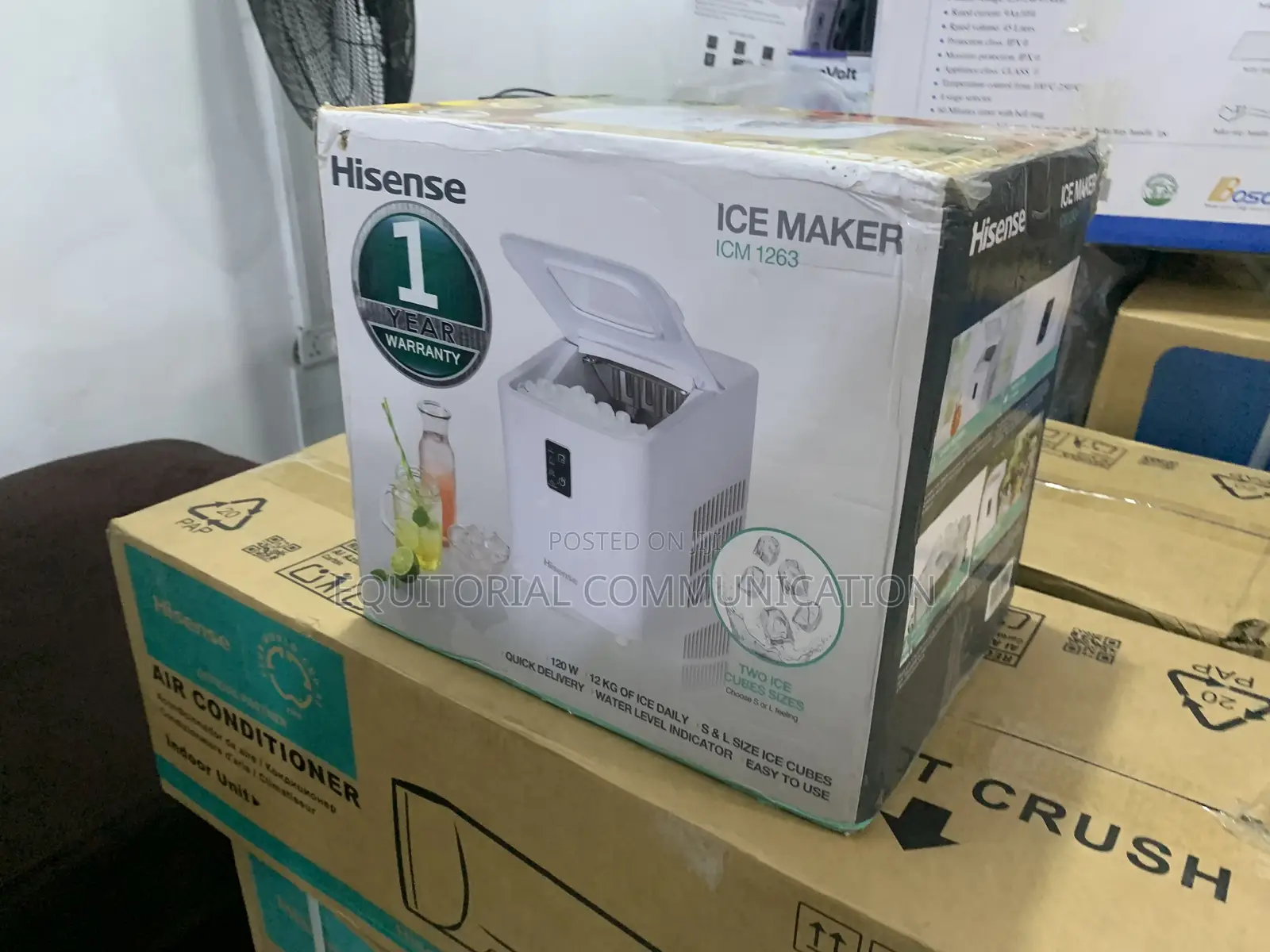Hisense Icm1263 Ice Maker for Drinks Cocktails