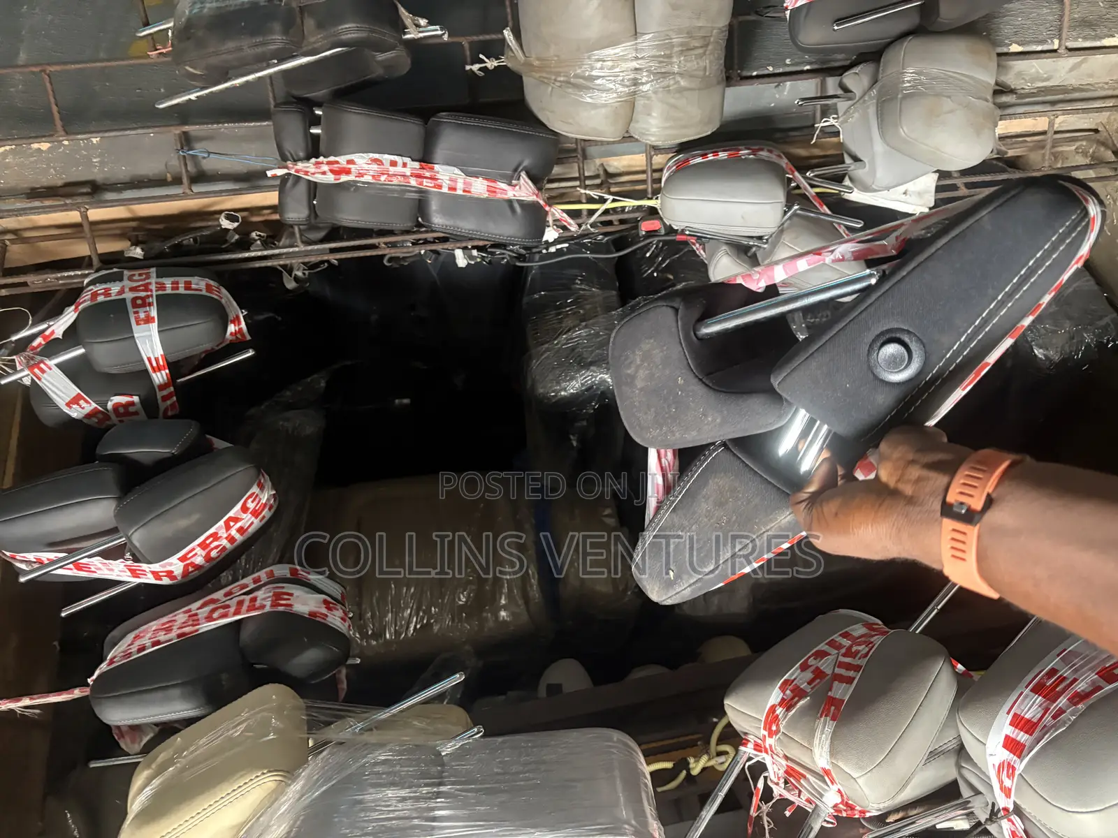 3 Back Headrest Toyota Rav4 2014-17 Fabric Available