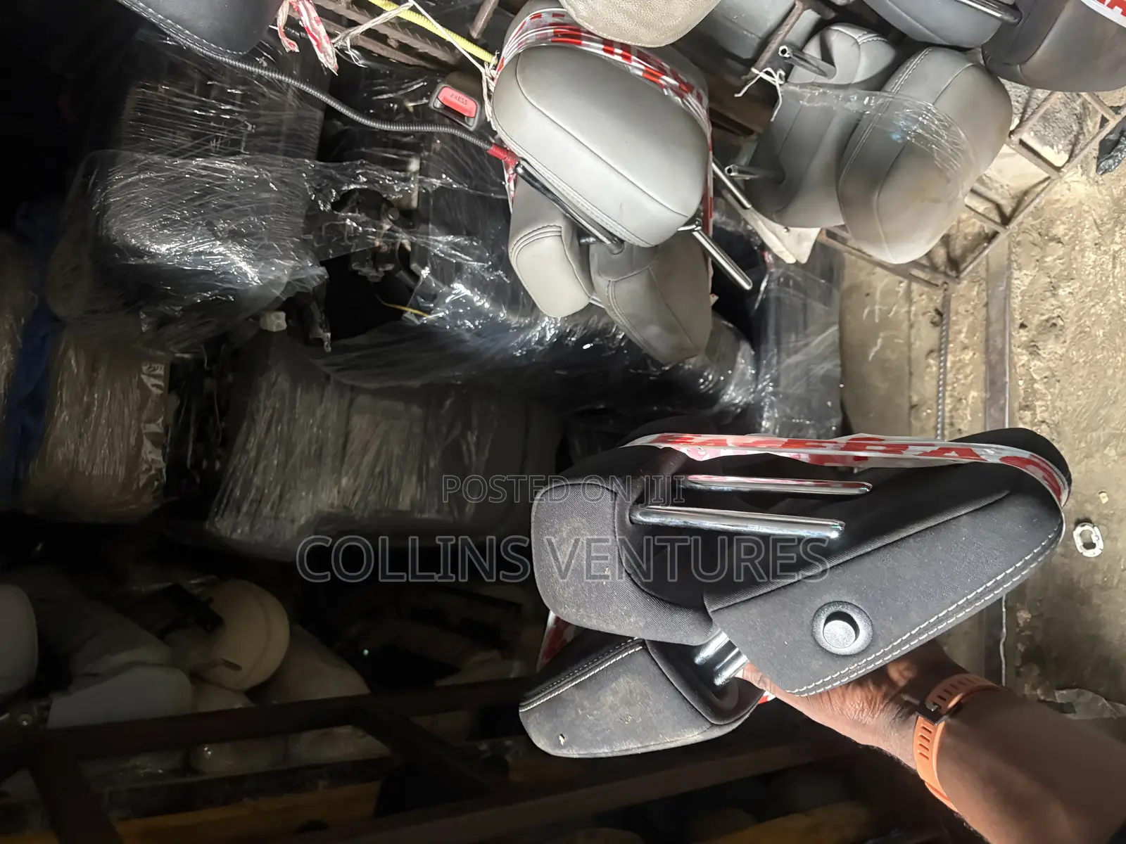 3 Back Headrest Toyota Rav4 2014-17 Fabric Available