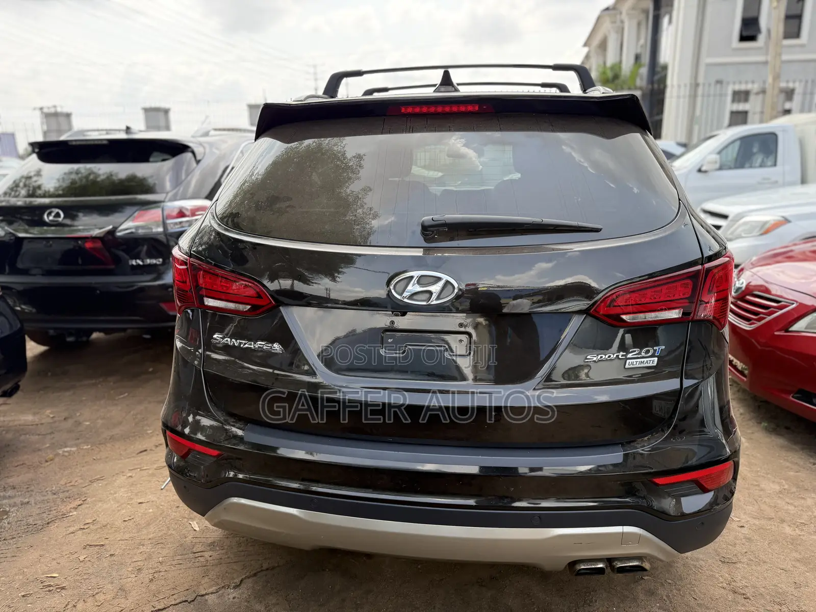 Hyundai Santa Fe SE AWD 2017 Black