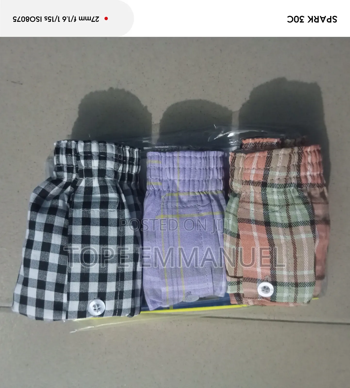 Men or Boys Cotton Boxers