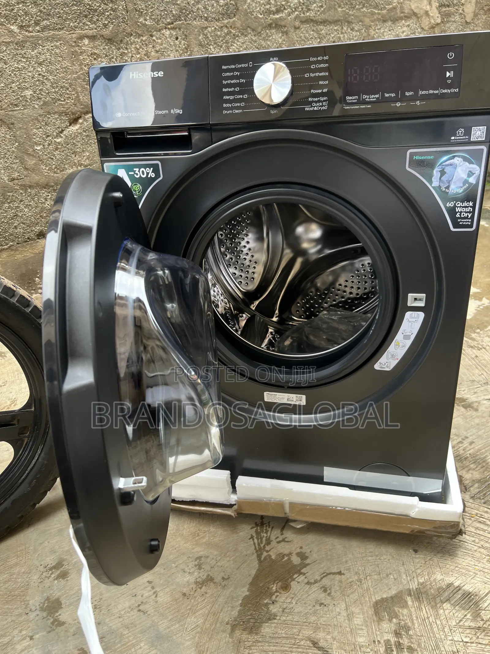Brand New Hisense 8kg Washer 5kg Dryer Front Load Wd3s8043bt