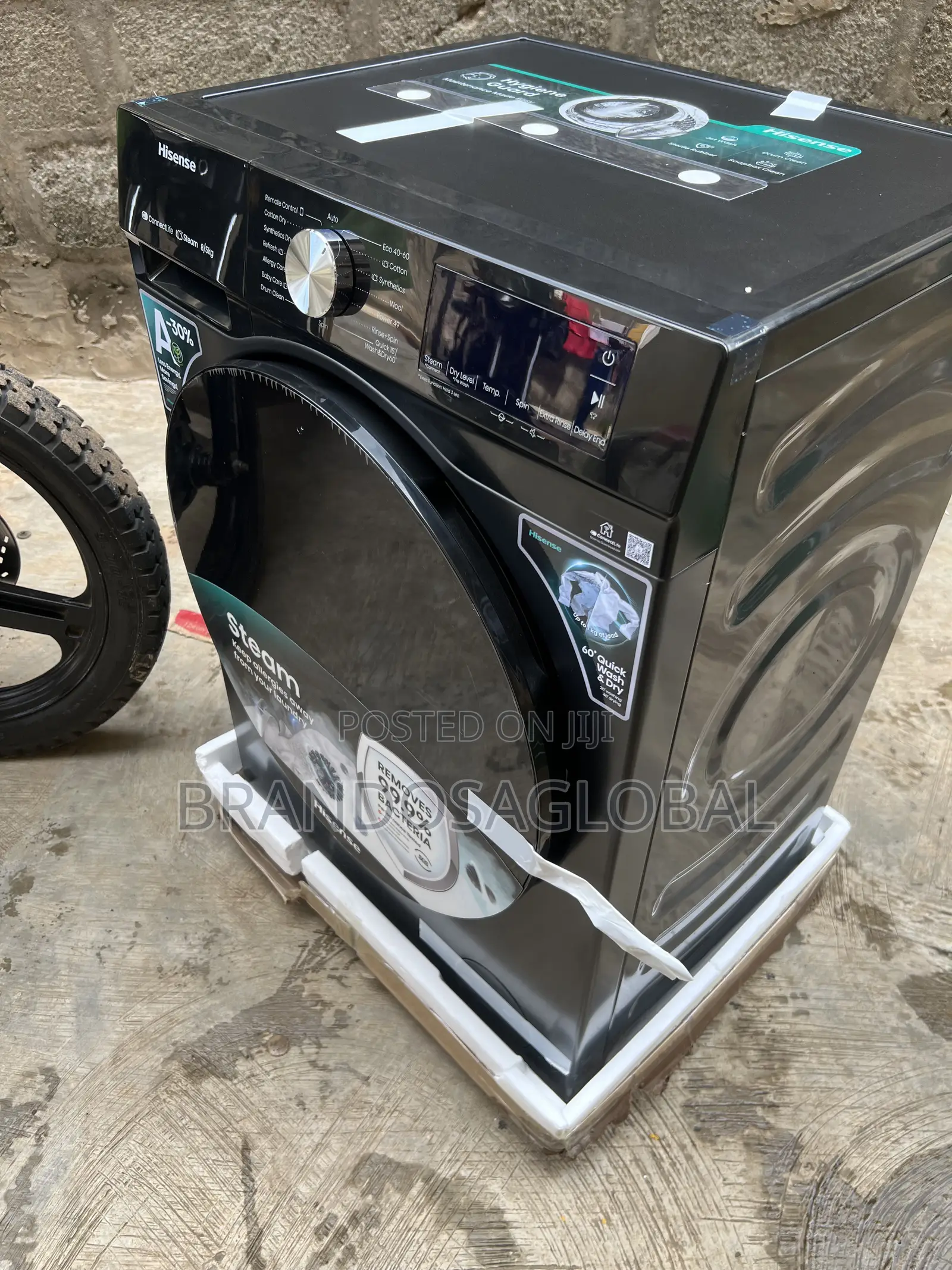 . Hisense Front Load Wash Dry Automatic Machine Wd3s8043bt