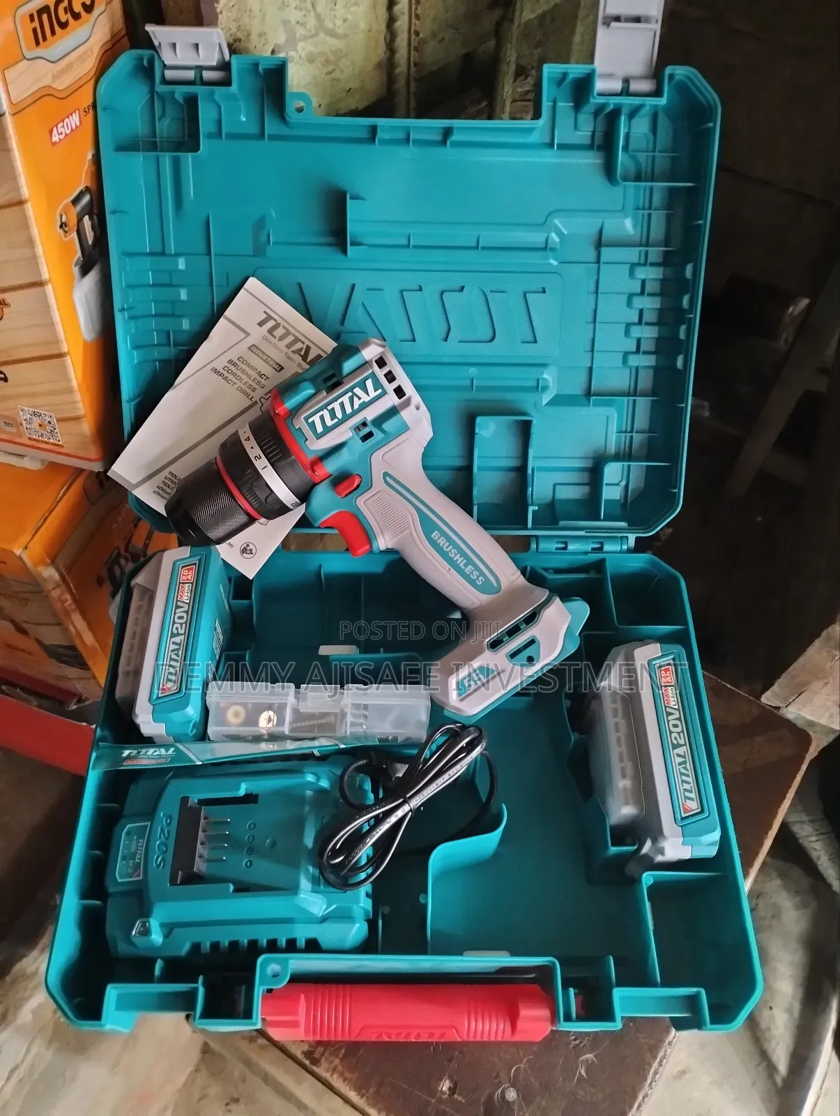 Total Brushless Cordless Impact Drill