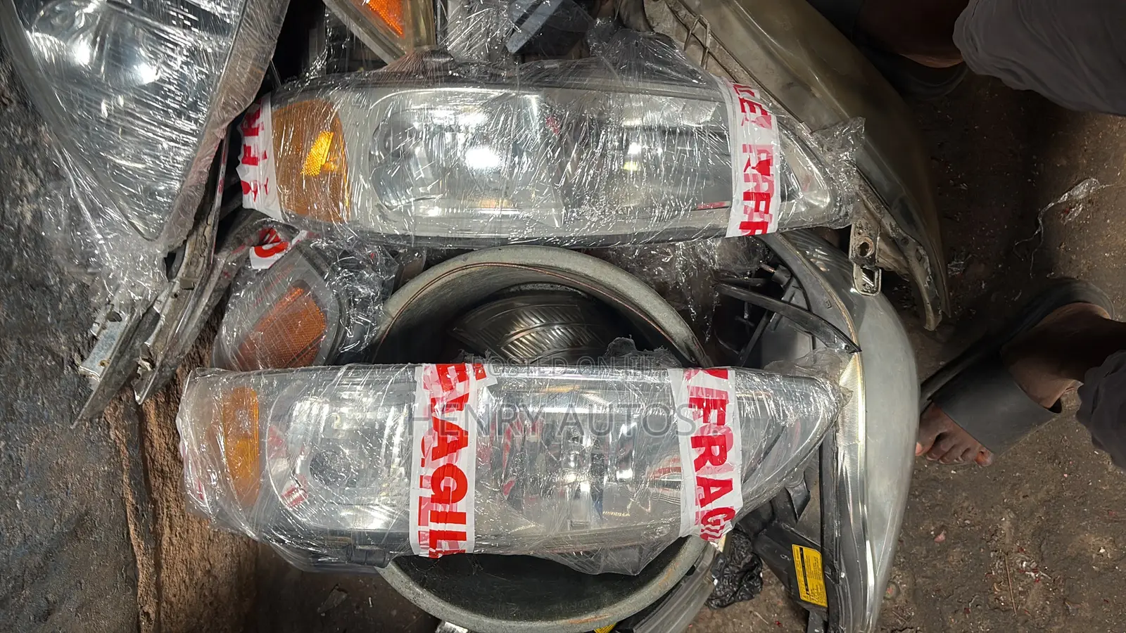 Set Headlights Sentra 2003