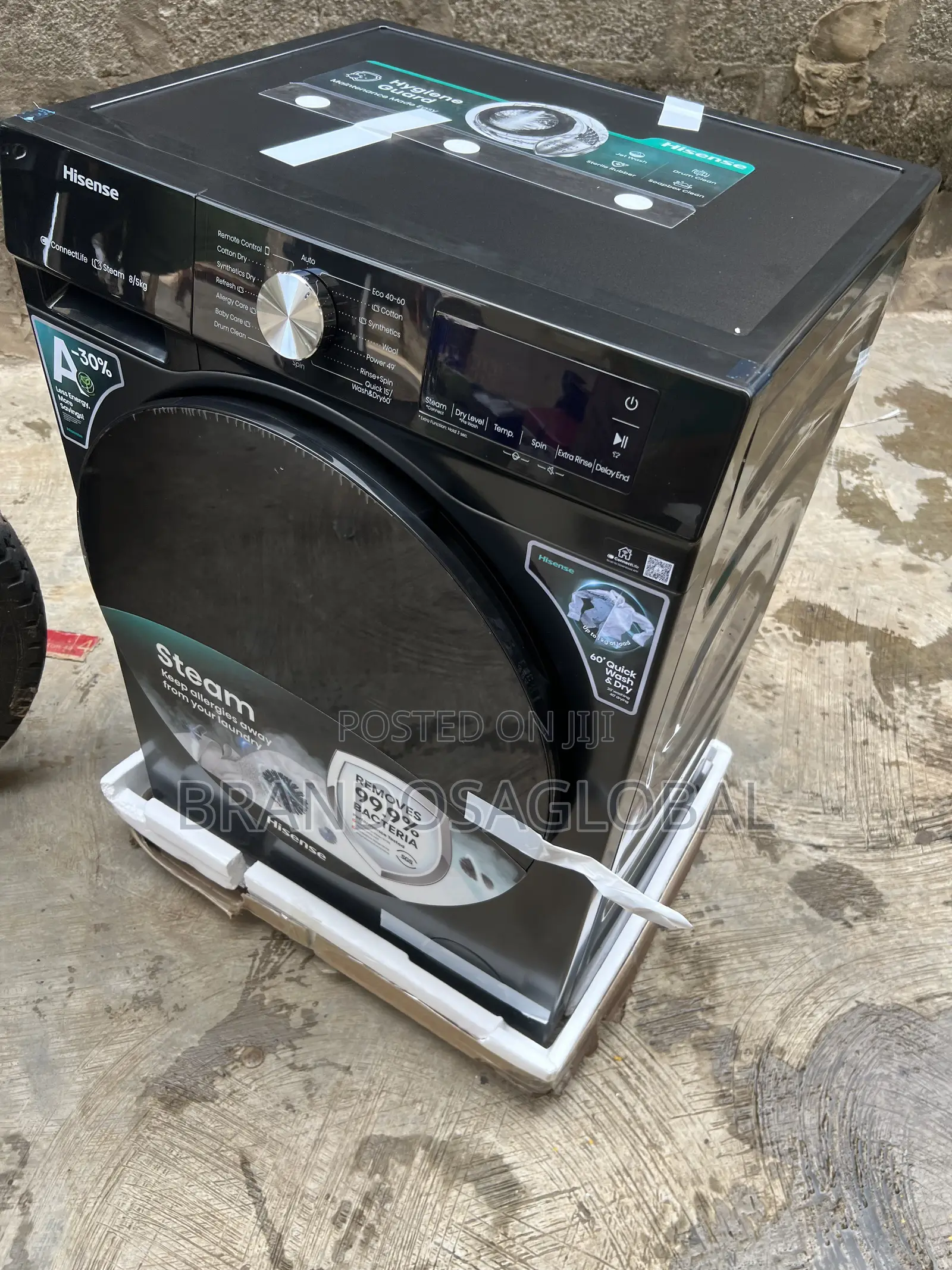 . Hisense Wd3s8043bt Washing Machine With Dryer Function