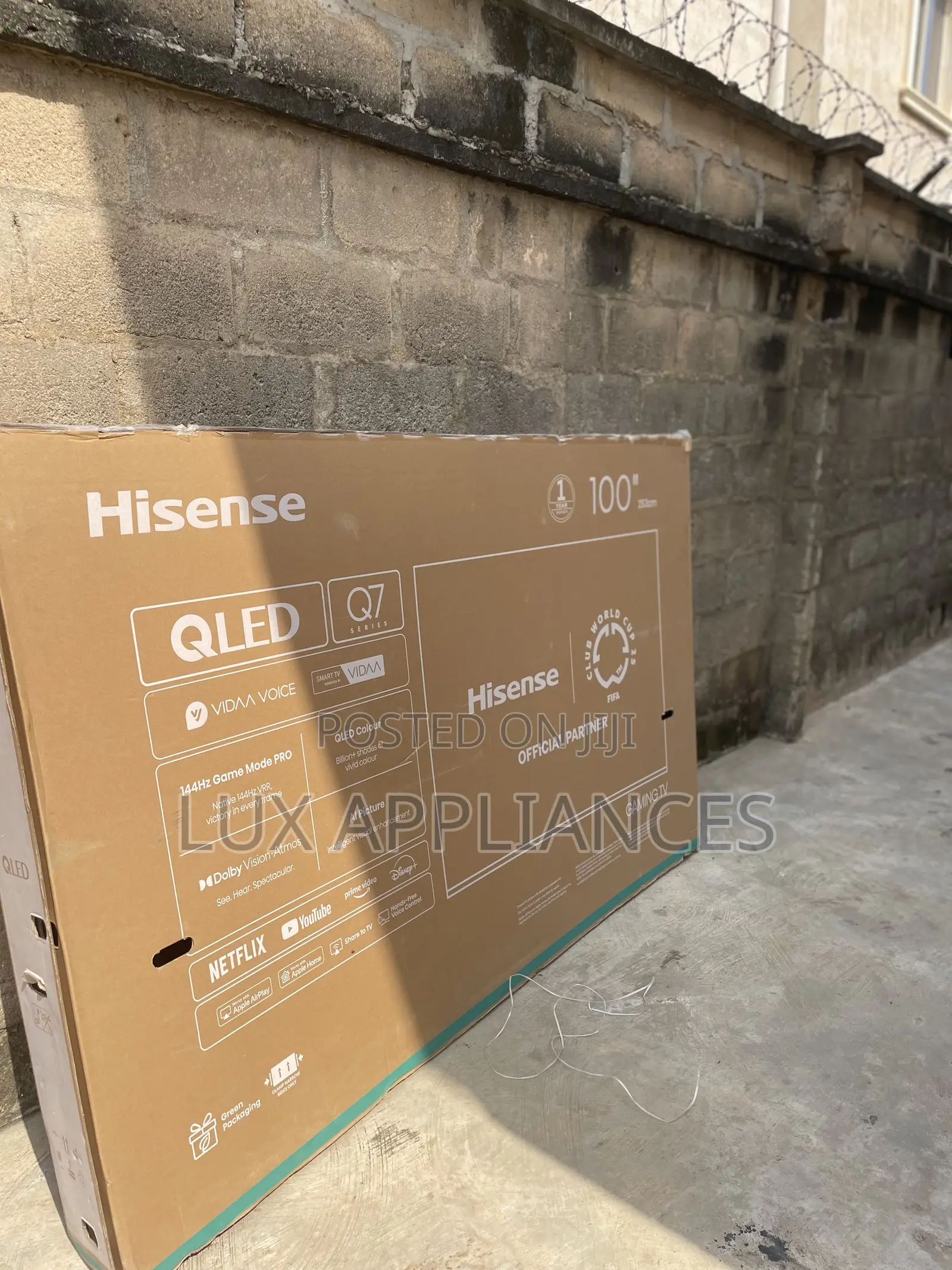 Hisense 100-Inch Qled Smart Tv – Premium Durability Meets Smart Design