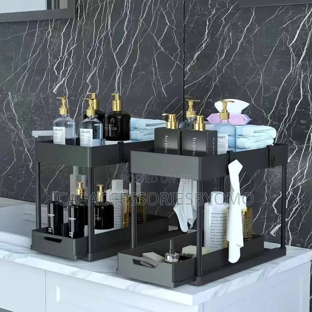 2 Layers Storage Rack Organizer