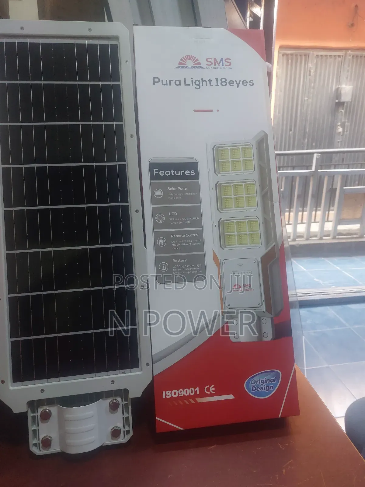 SMS Solar Street Light 18eyes Original 600w