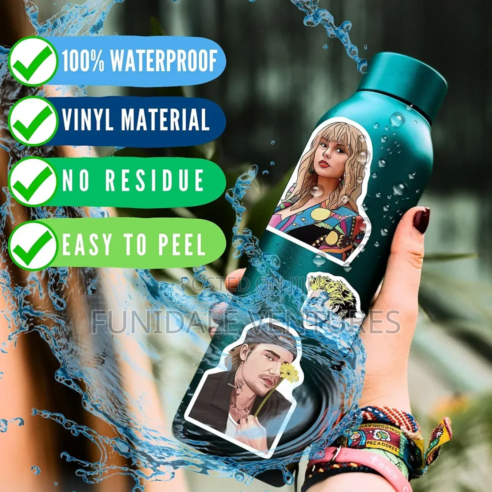 200pcs Artist Vinyl Stickers