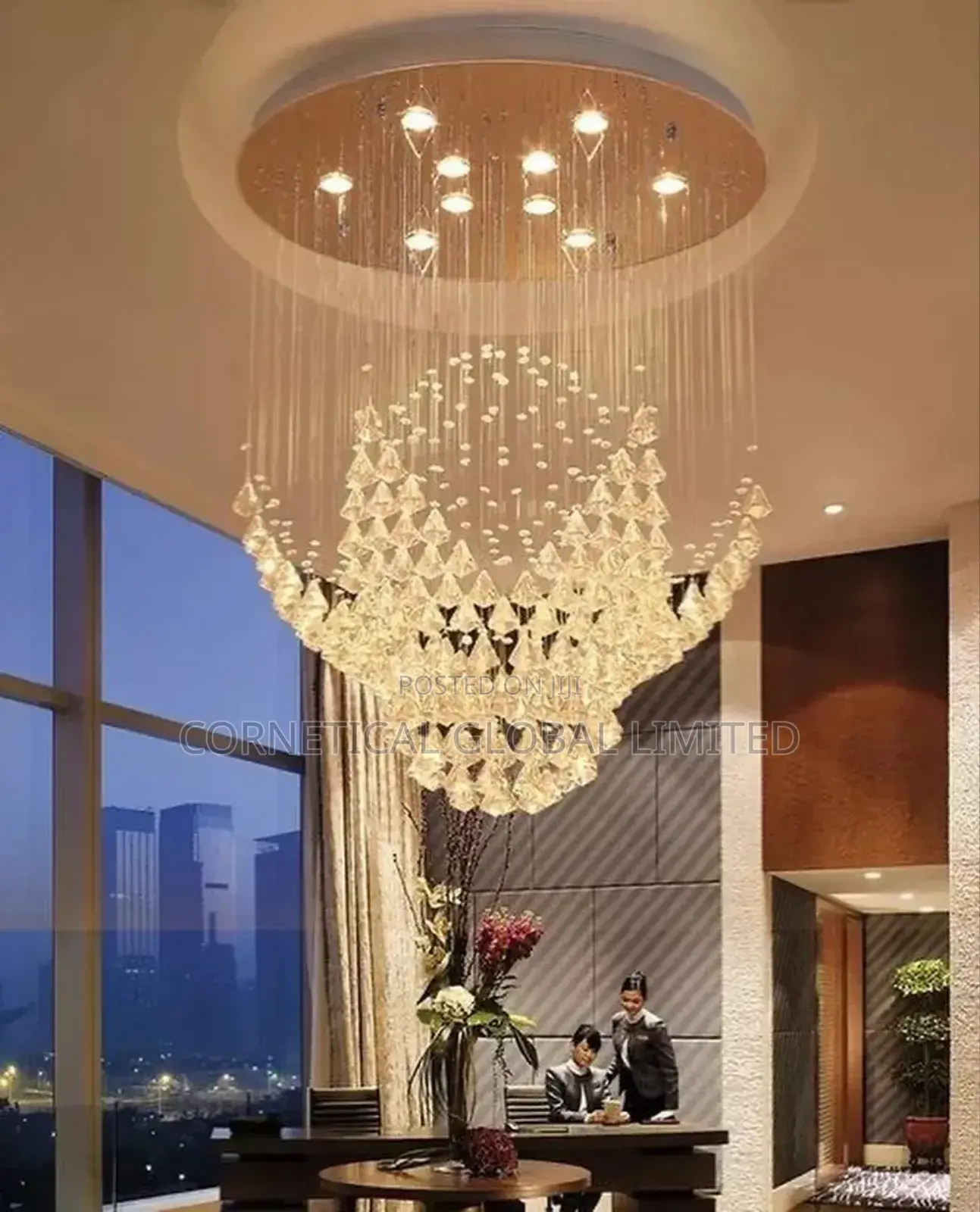 Modern Stylish Luxury Onion Shape Chandelier Light