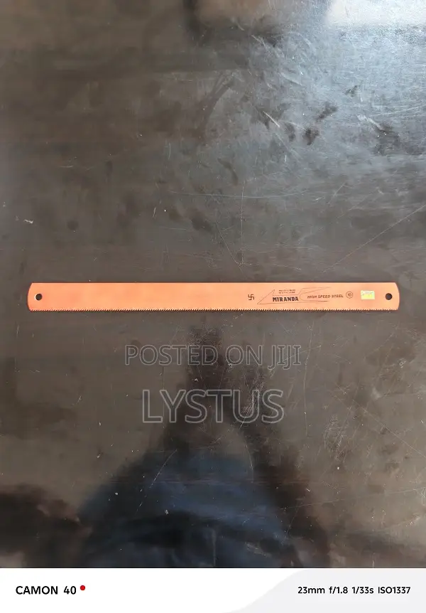 HSS Power Hacksaw Blade 400 × 38 × 1.60mm (16′′ × 11⁄4′′) – 10 Tpi