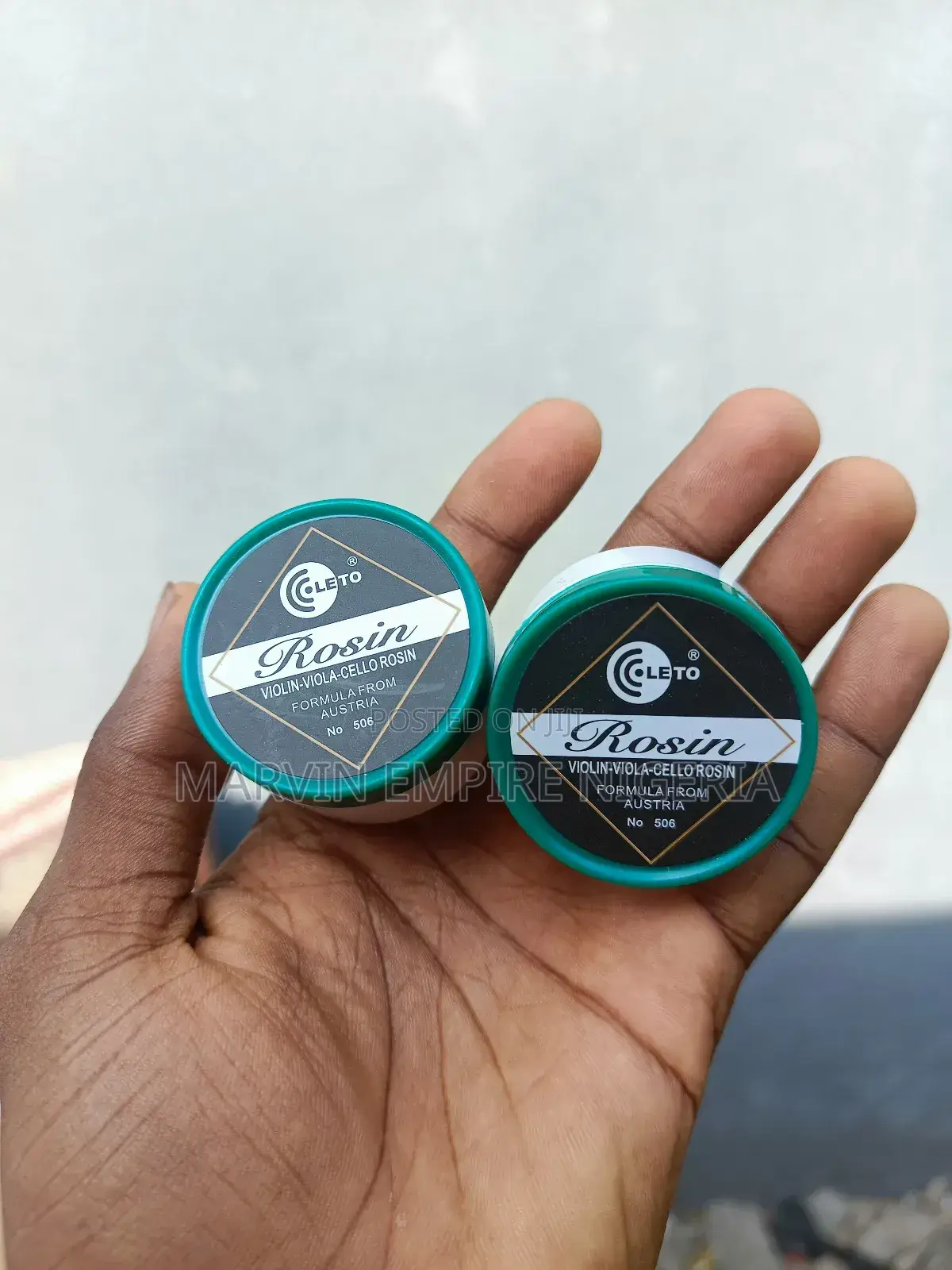 2pcs Leto 506 Rosin for Cello, Violin and Viola Dark