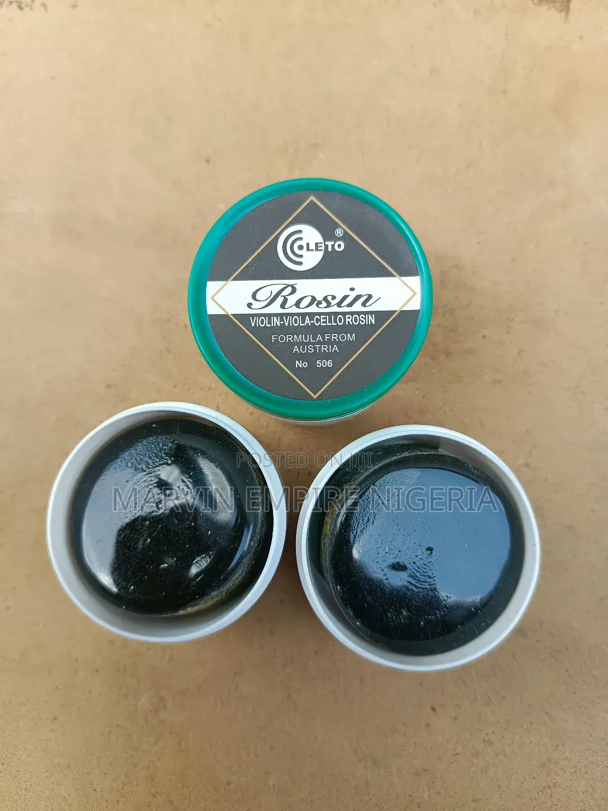 3pcs Leto 506 Rosin for Cello, Violin and Viola Dark
