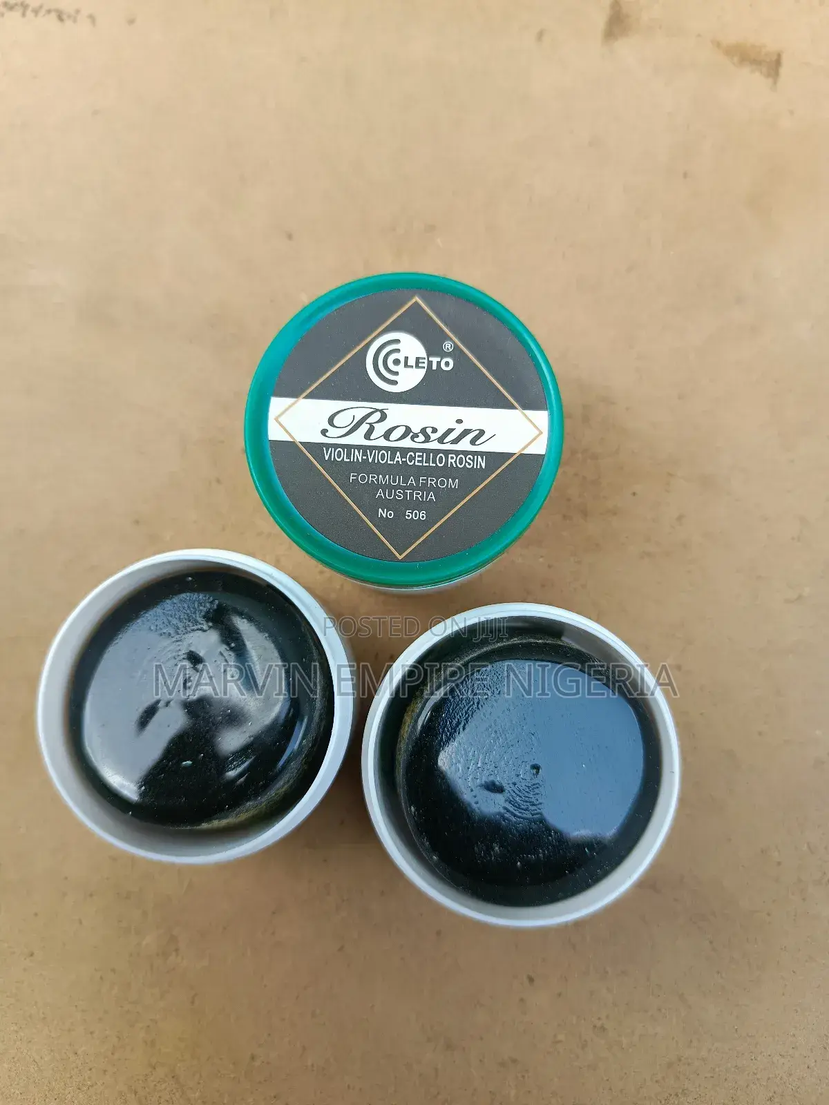 3pcs Leto 506 Rosin for Cello, Violin and Viola Dark