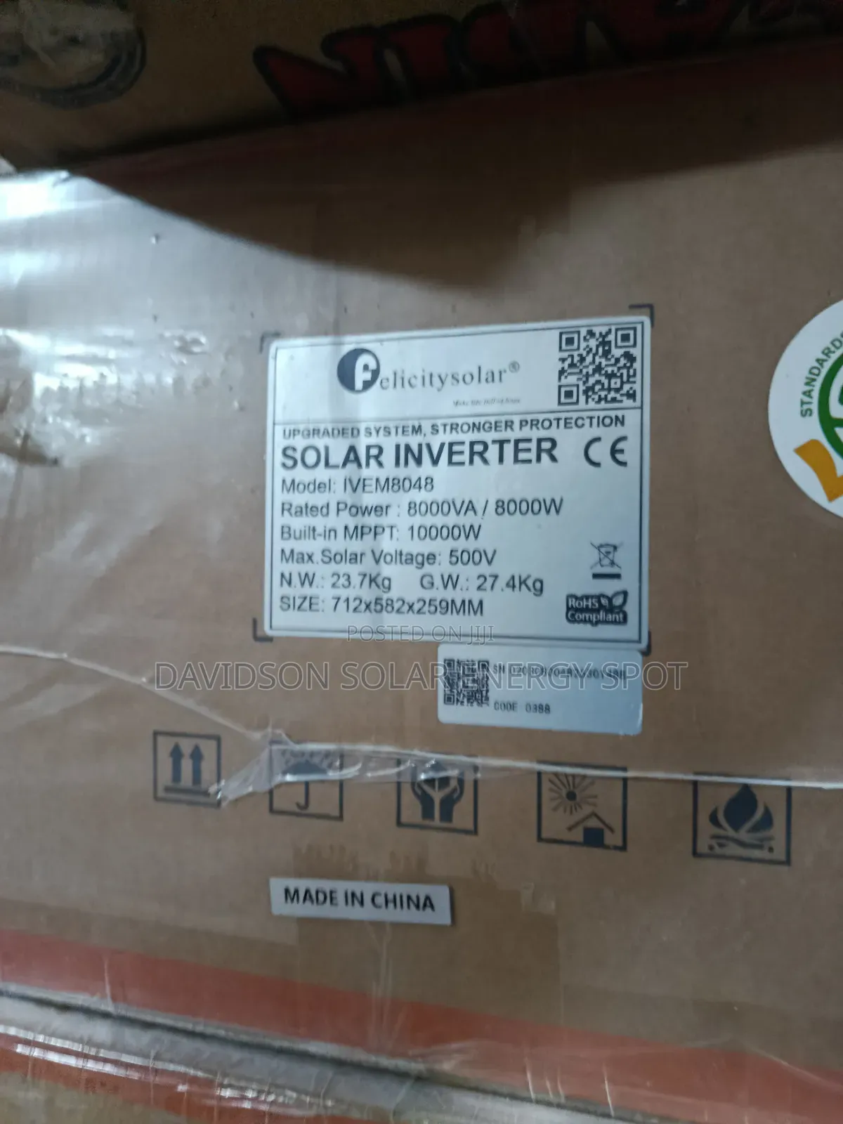8kva 48v Felicity Solar Inverter Hybrid Ivem