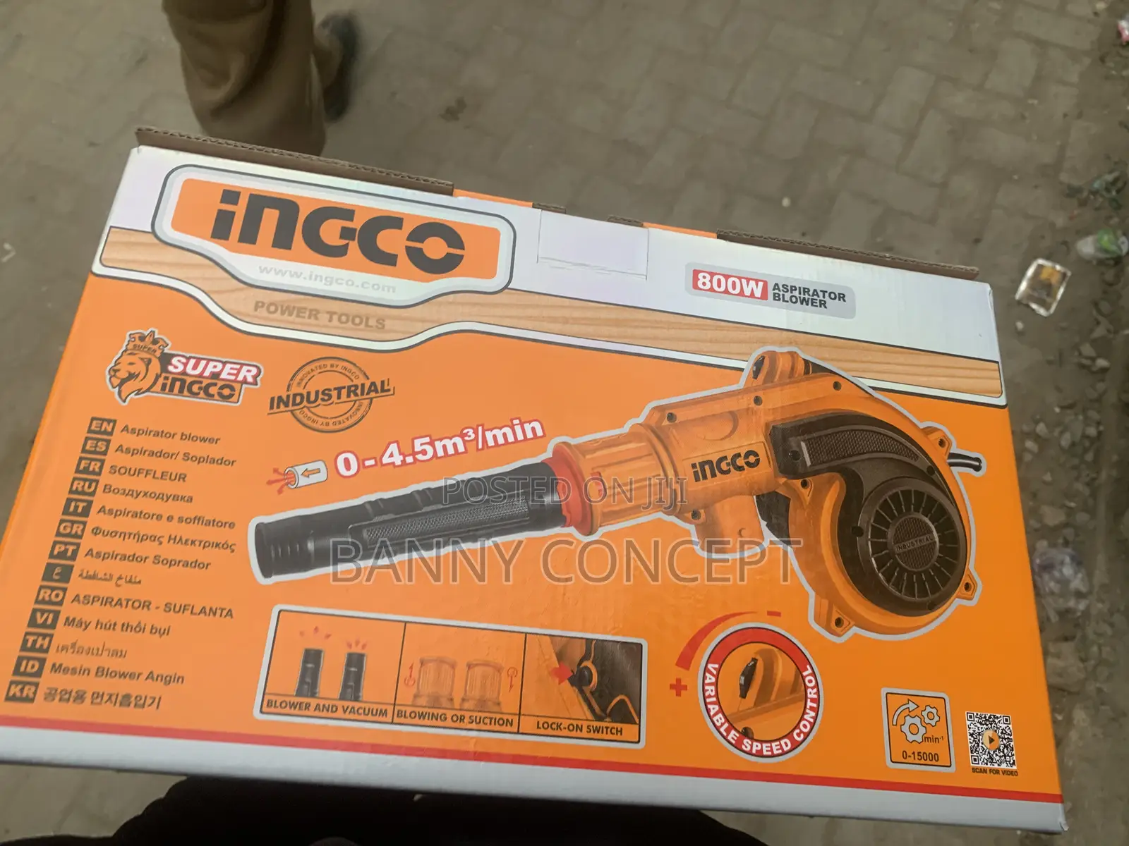 800w Aspirator Blower