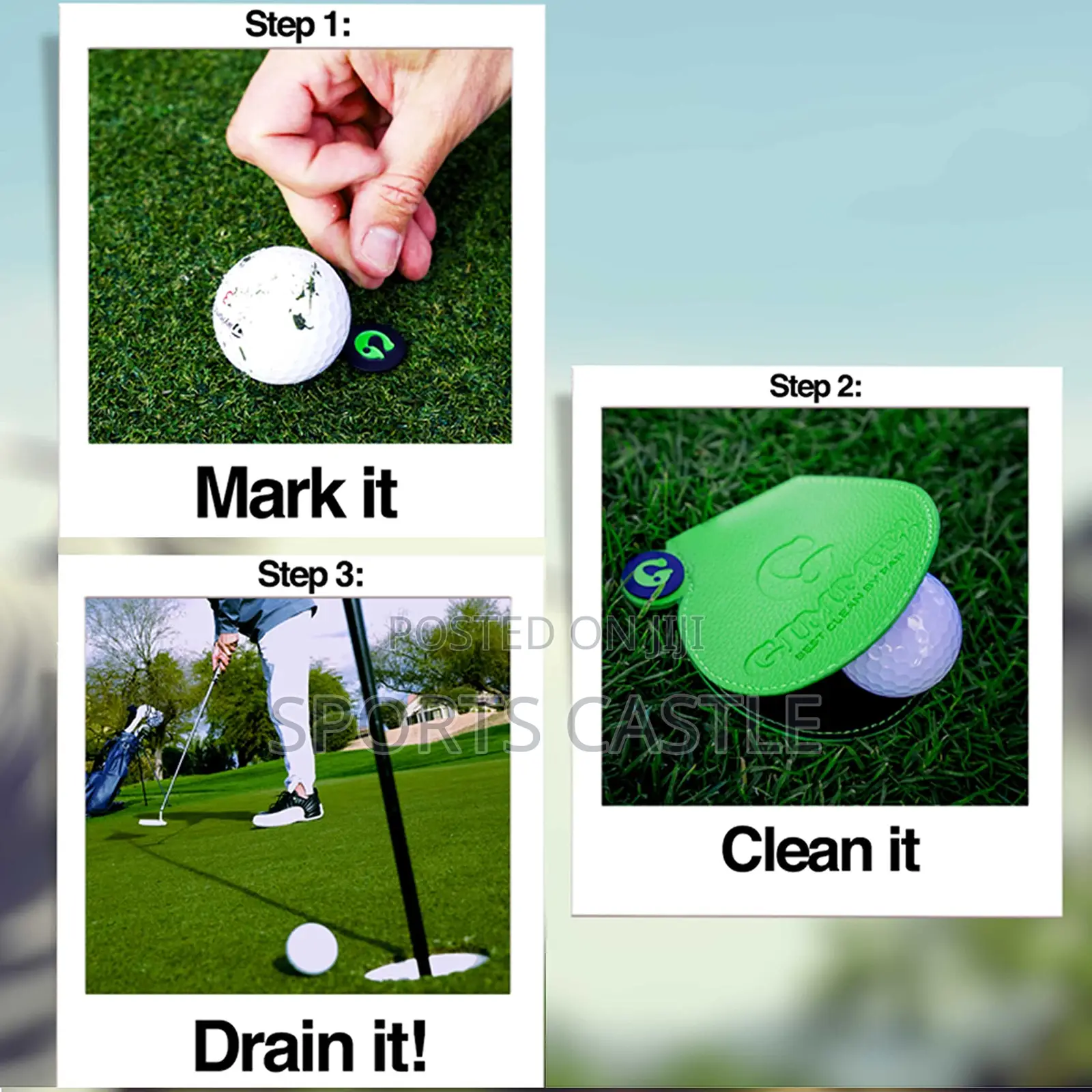 Golf Hat Clips With Magnetic Ball Markers