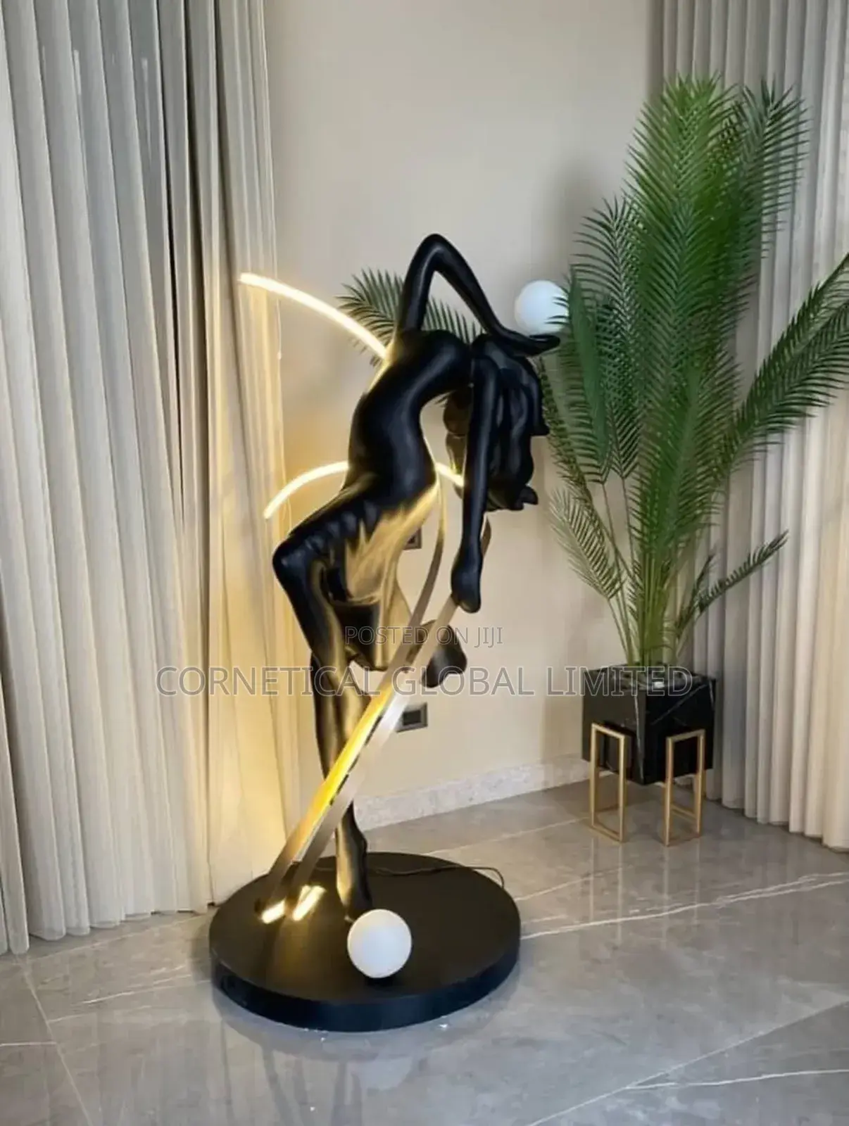 Modern Artistic Human Figure Led Floor Lamp/Decorative Sculpture Light