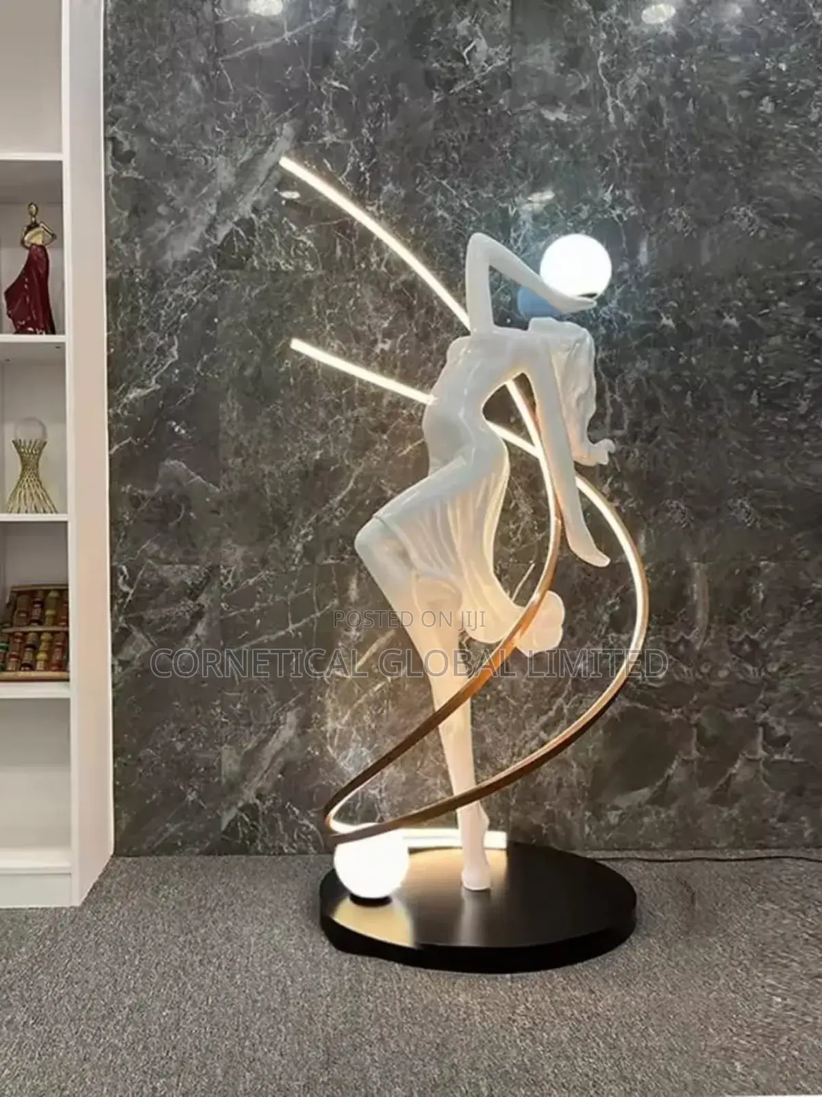 Modern Artistic Human Figure Led Floor Lamp/Decorative Sculpture Light